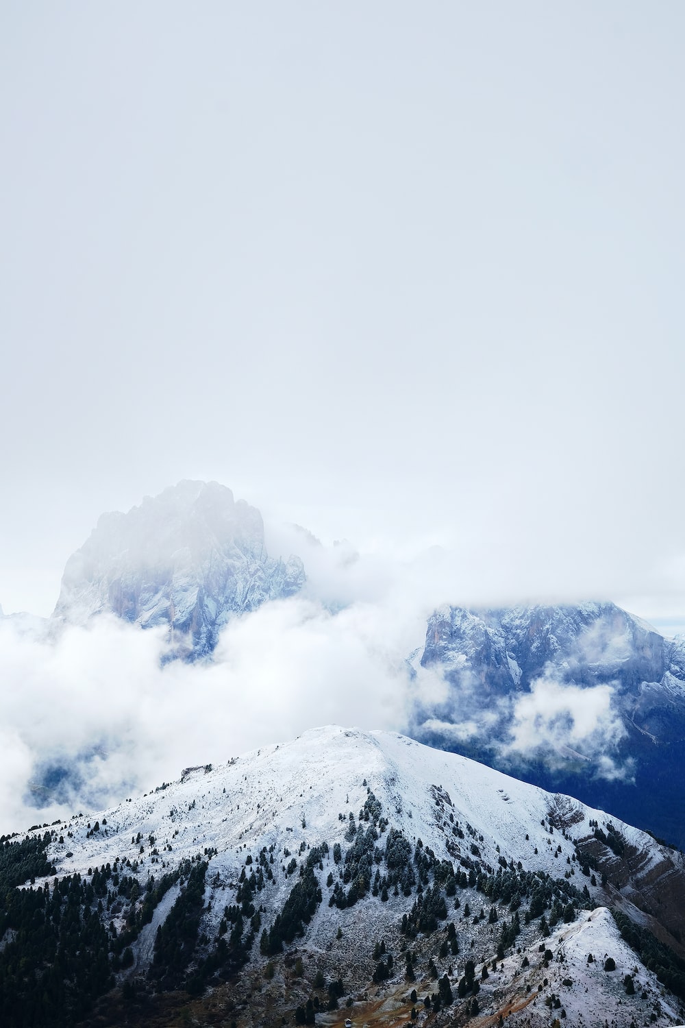 Rainbow Over Snowy Mountain Wallpapers