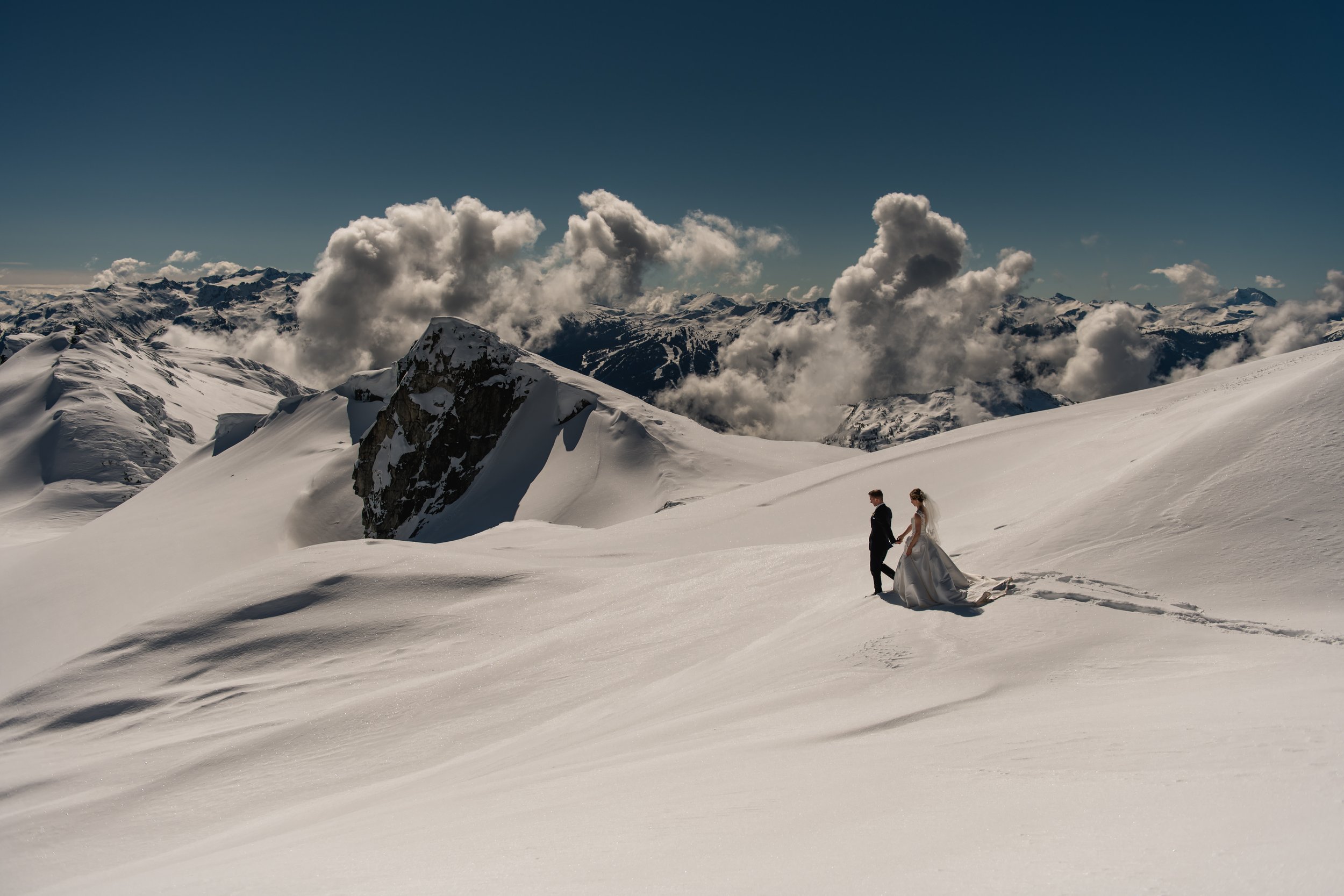 Rainbow Over Snowy Mountain Wallpapers