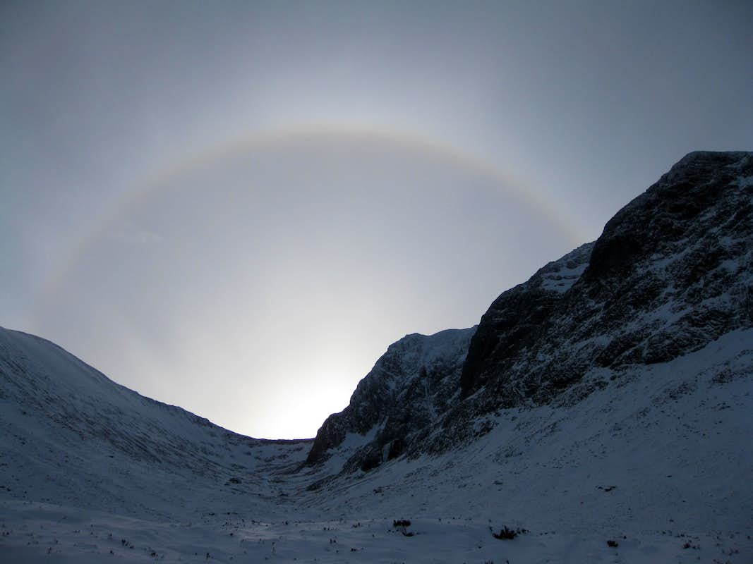 Rainbow Over Snowy Mountain Wallpapers