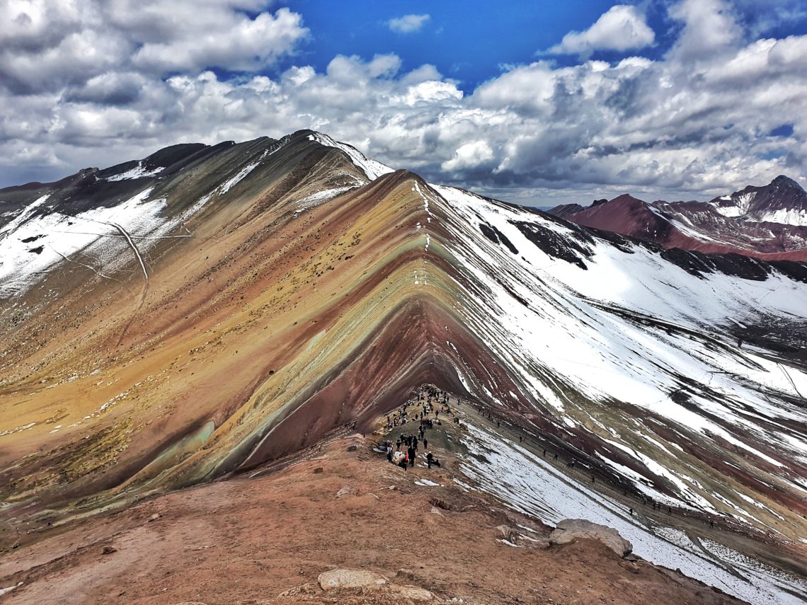 Rainbow Over Snowy Mountain Wallpapers