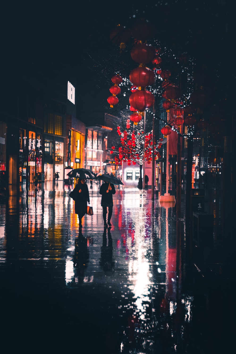 Rainy Dark Night Wallpapers