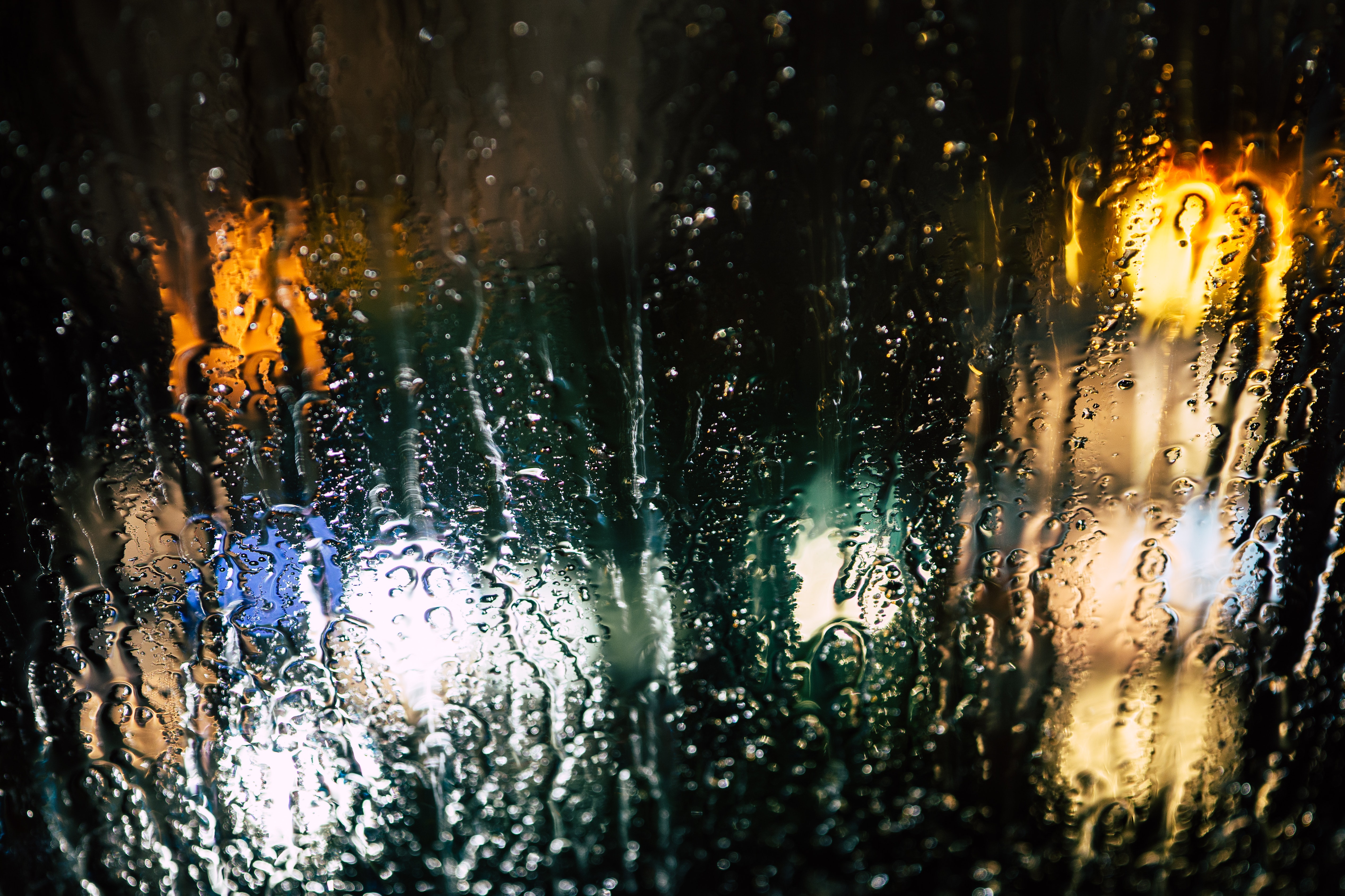 Rainy Dark Night Wallpapers