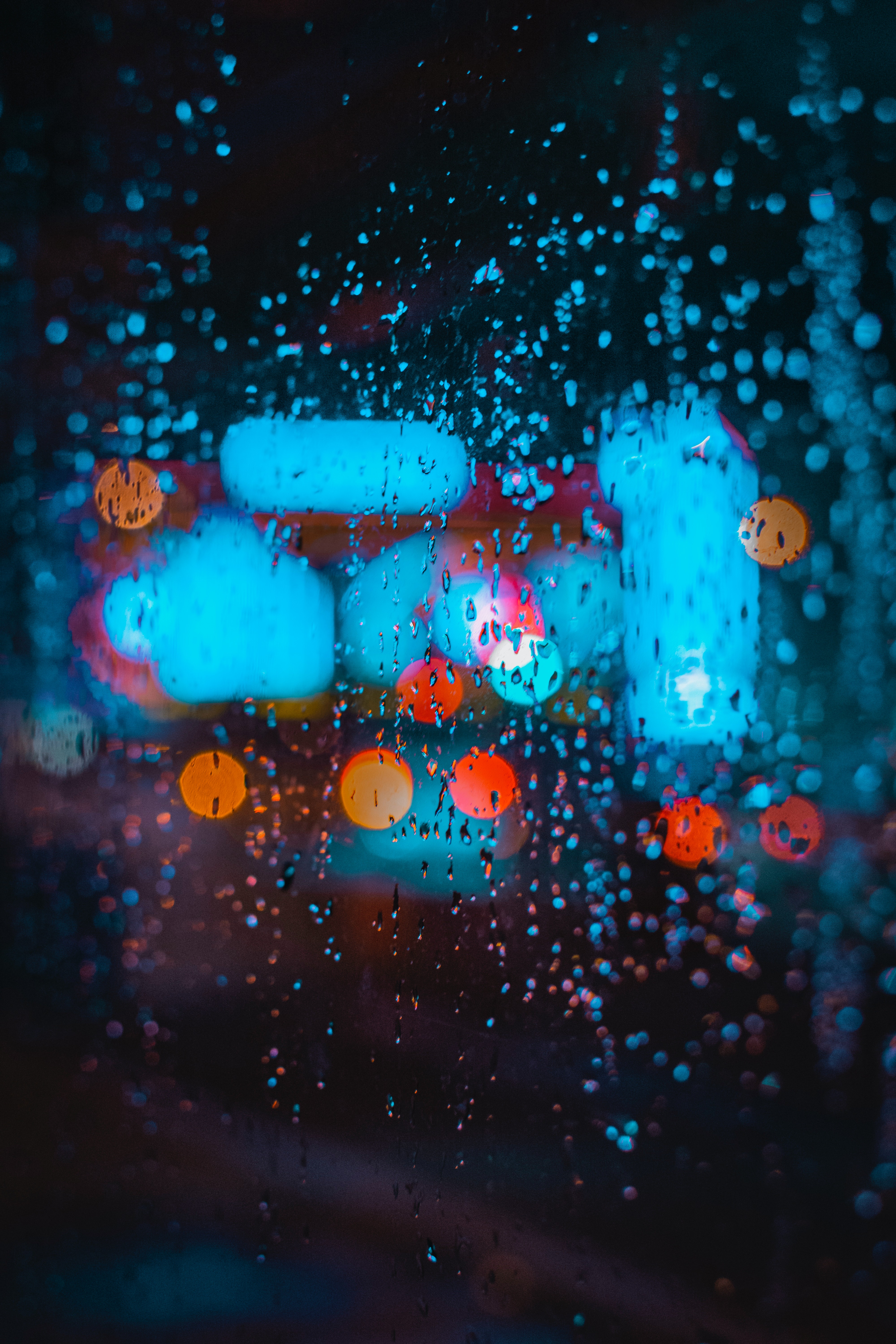 Rainy Dark Night Wallpapers