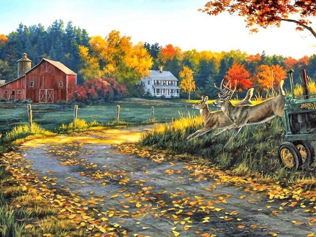 Ranch In Fall Wallpapers