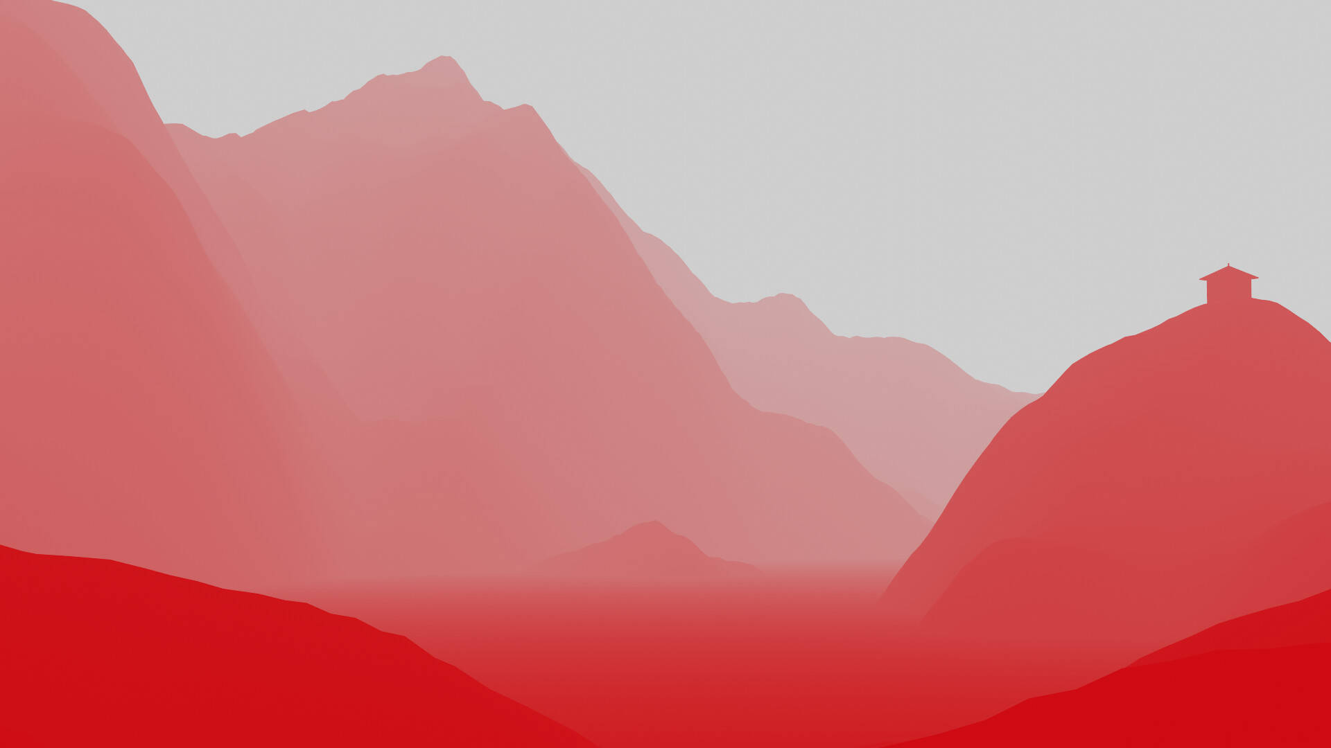 Red Mountains Wallpapers