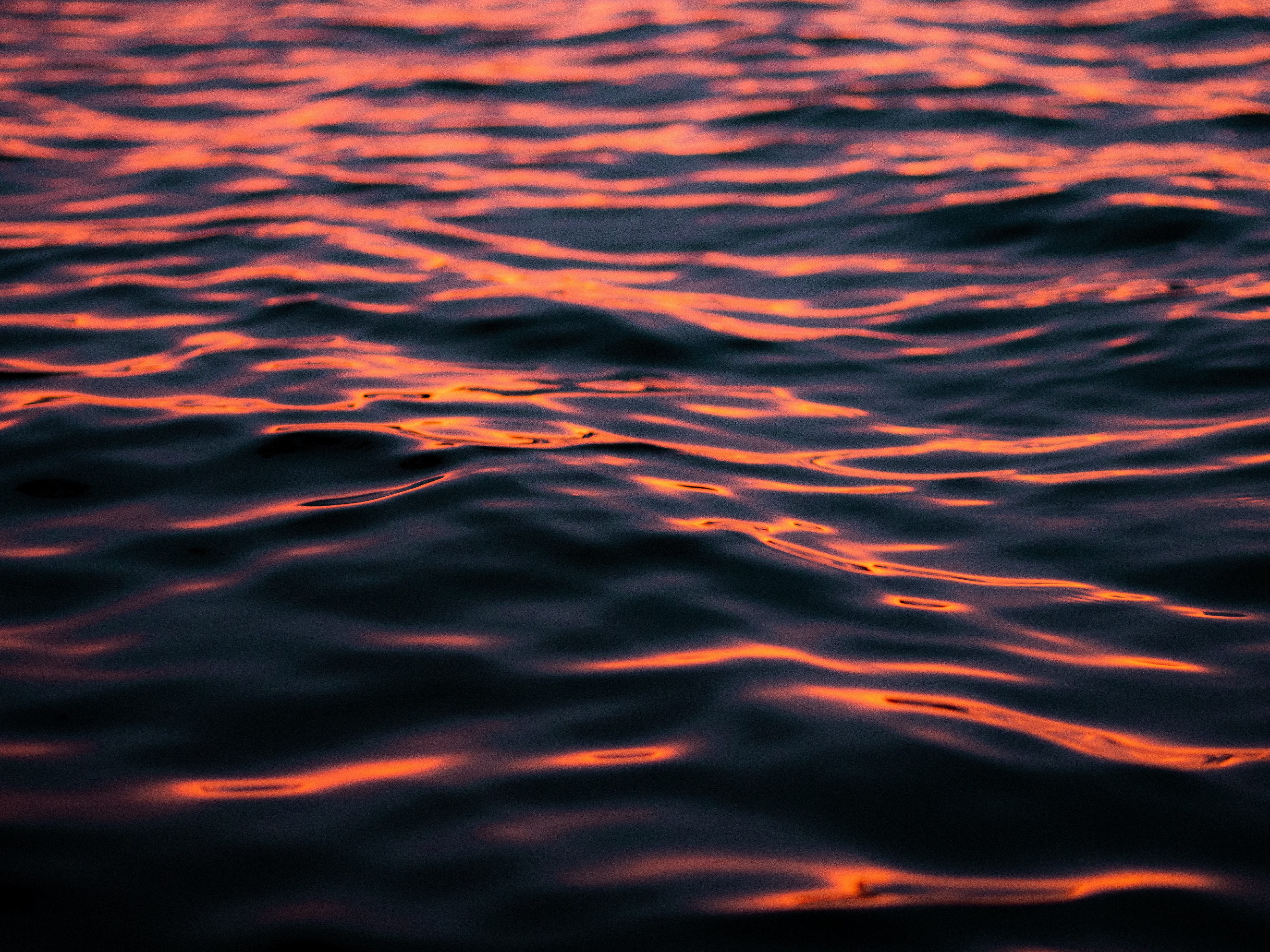 Ripple Water Minimal Sunset Wallpapers