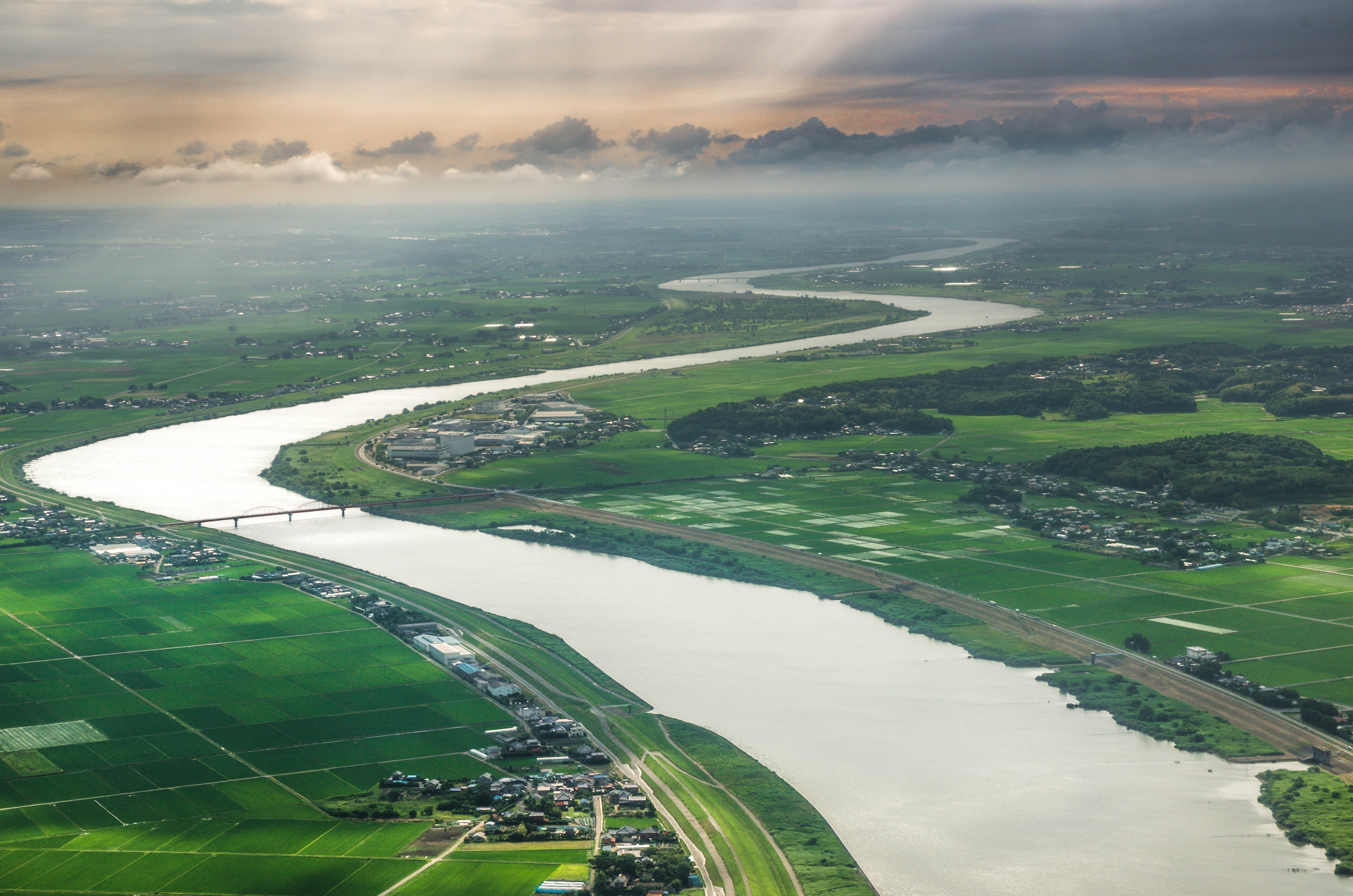 River Aerial Landscape Hd View Wallpapers