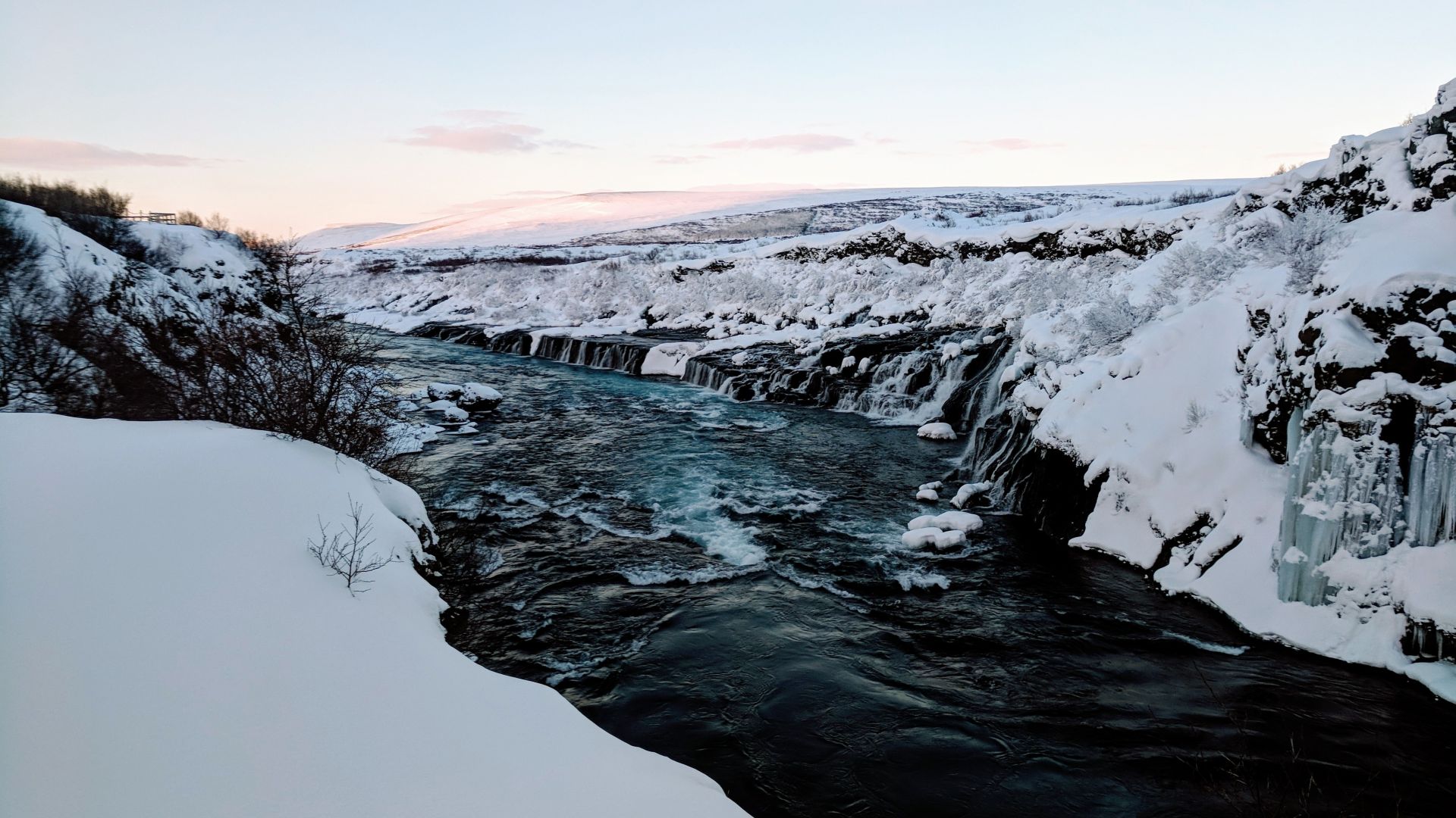 River Iceland Mountains Wallpapers