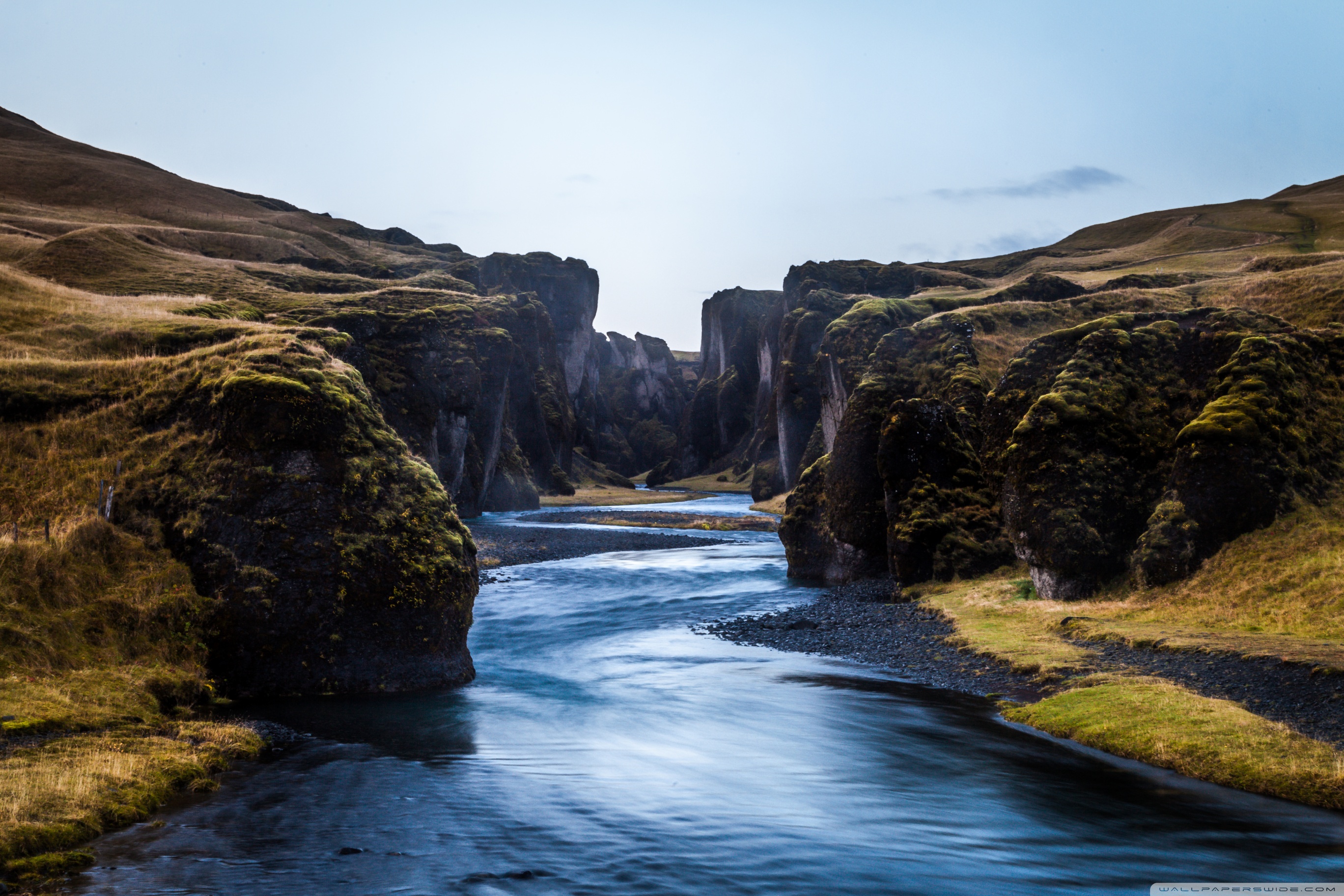 River Iceland Mountains Wallpapers