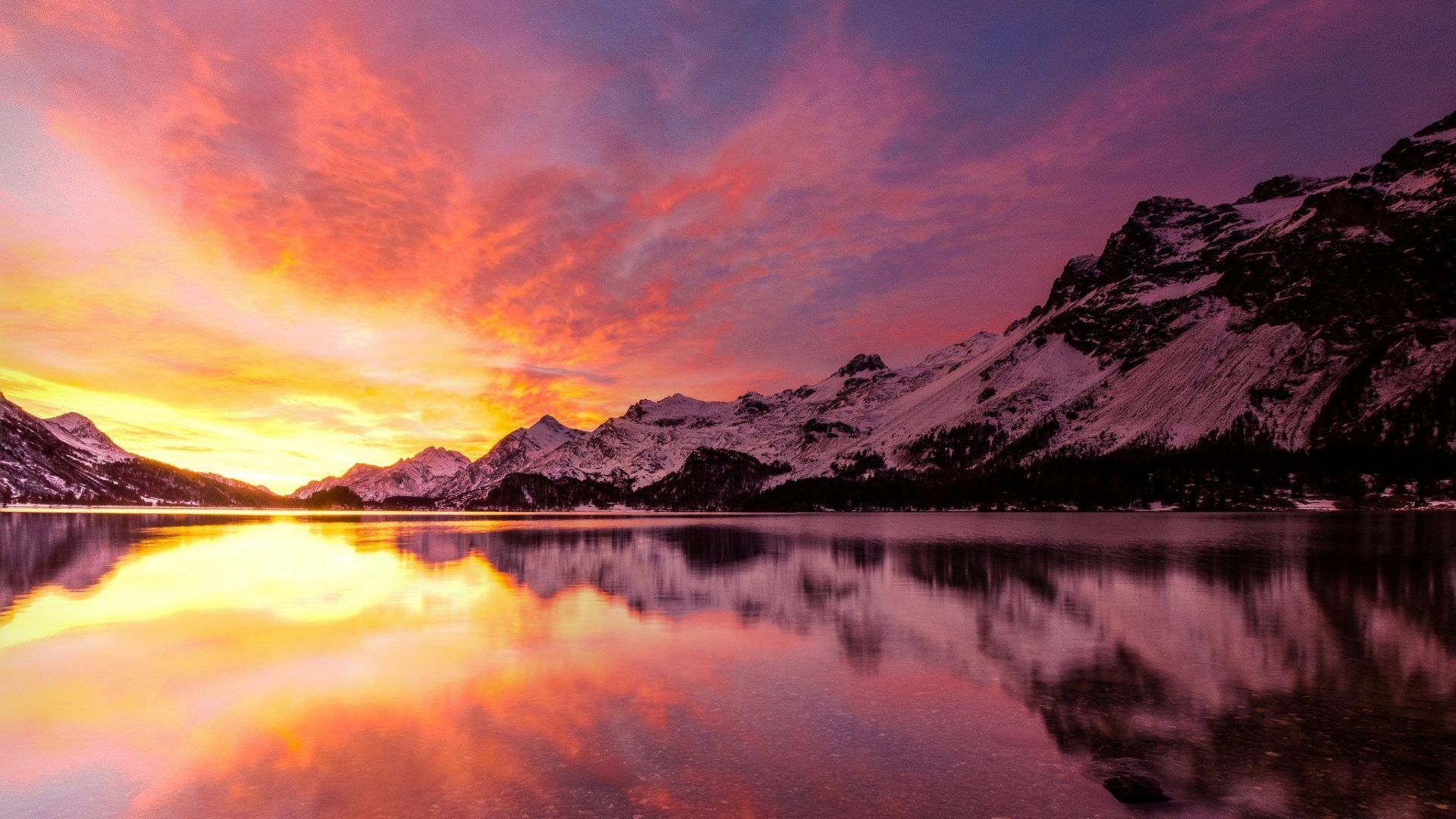 Scandinavia Dawn Hd Lake Wallpapers