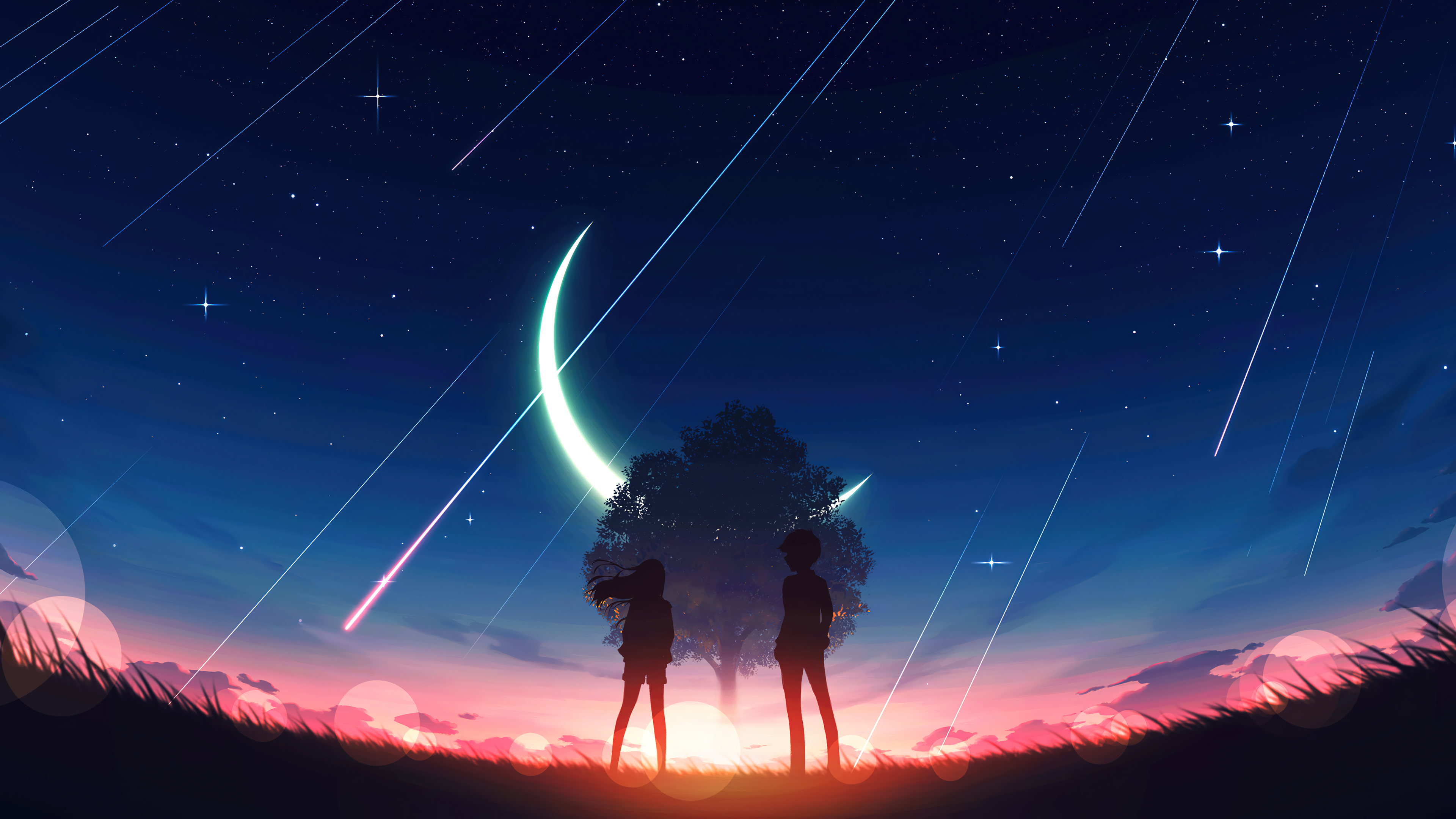 Scenery Sunset Stars Wallpapers