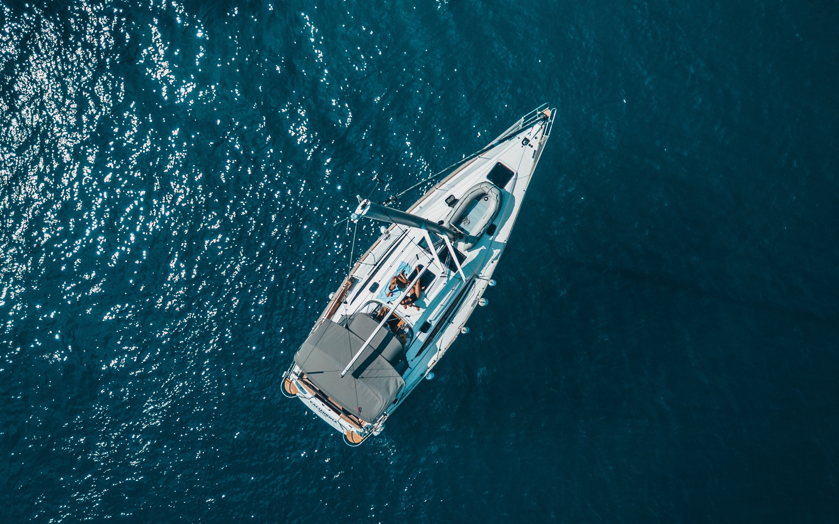 Sea Vehicle Boat Aerial View Wallpapers