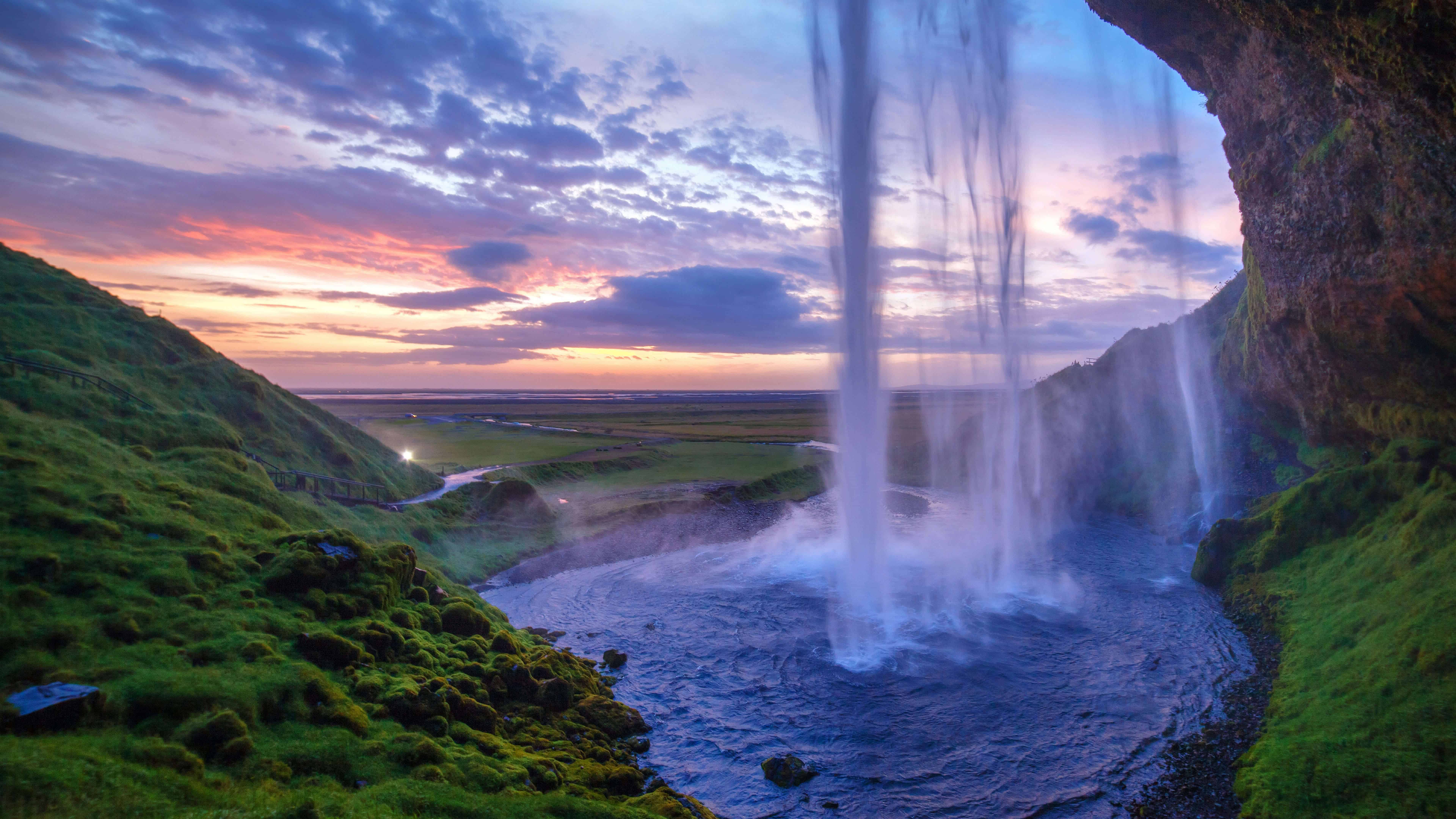 Seljalandsfoss 4K Waterfall Wallpapers