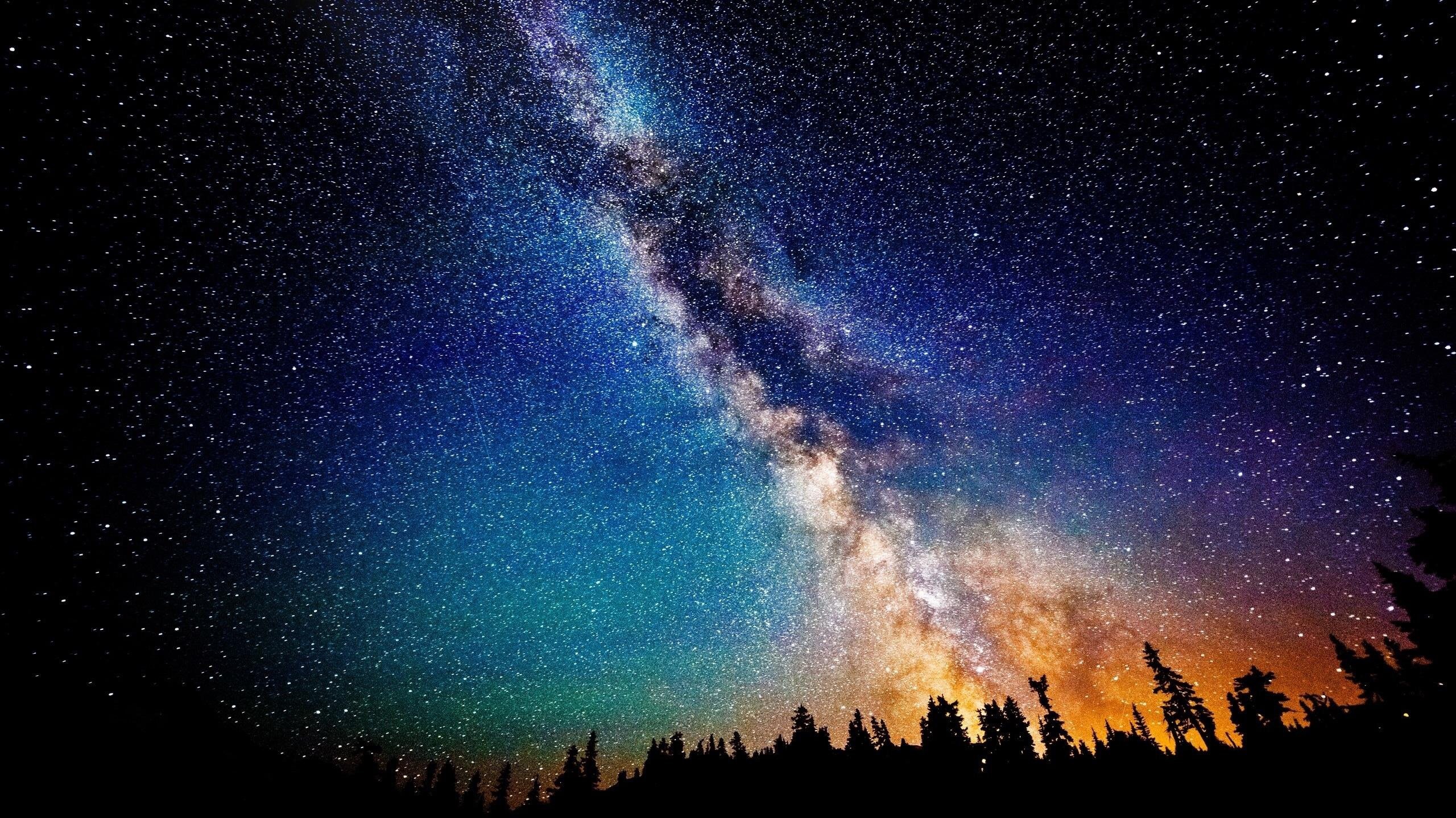 Starry Night Landscape Wallpapers