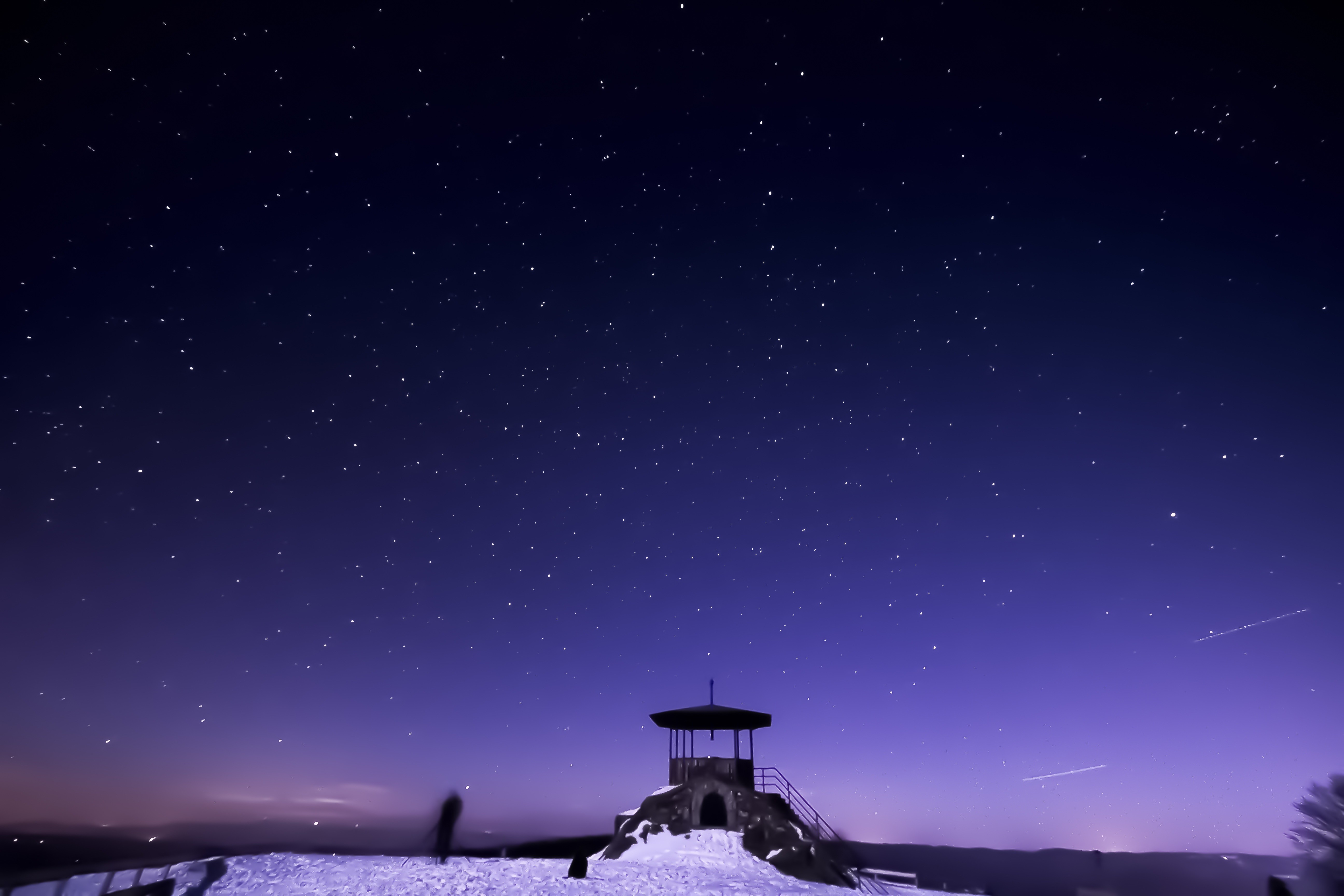 Starry Winter Night Wallpapers