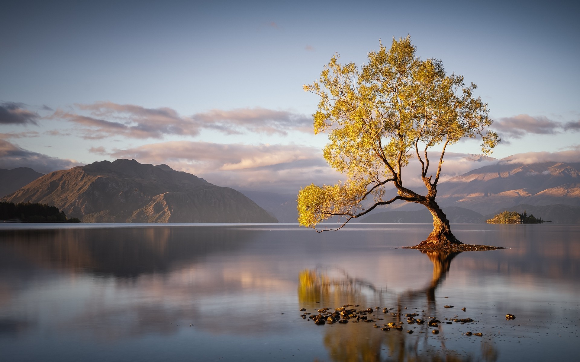 Sunrise Reflection On Lake Wallpapers