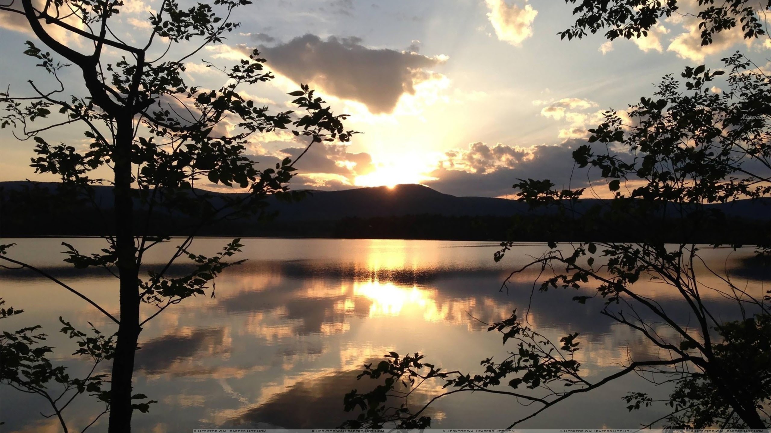 Sunrise Reflection On Lake Wallpapers