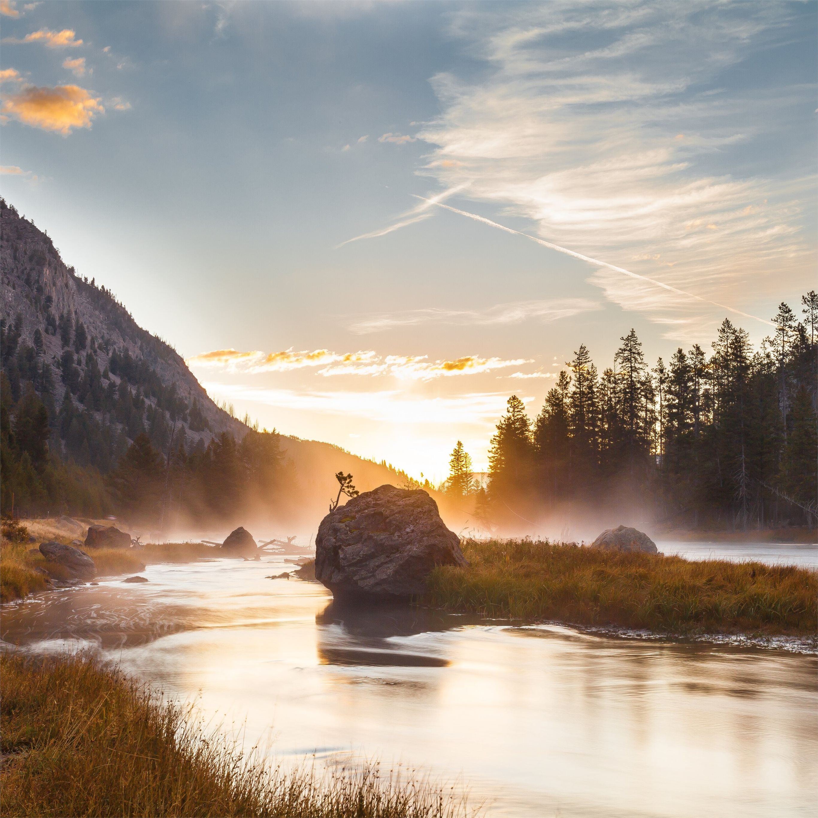 Sunrise Reflection On Lake Wallpapers