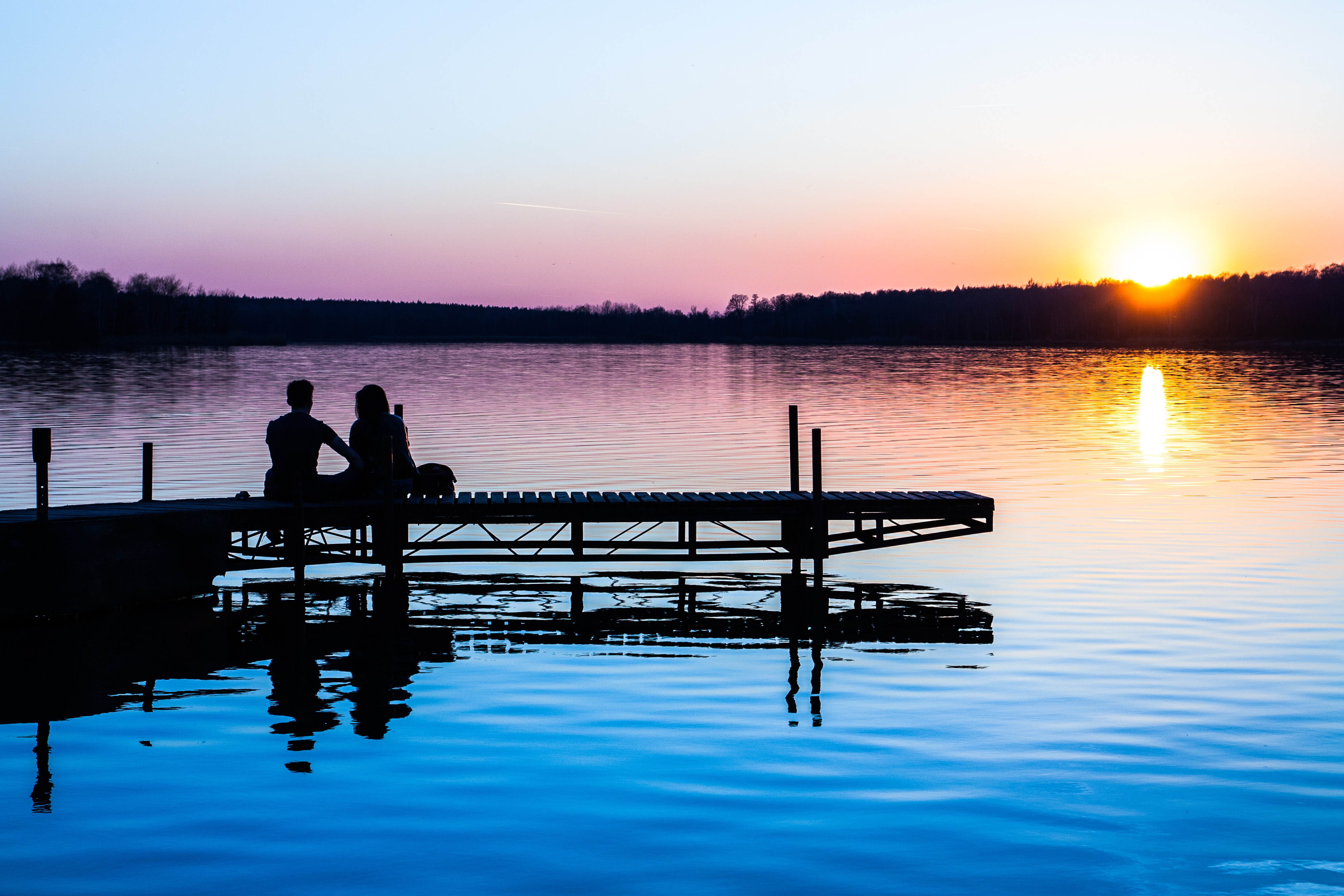 Sunrise Reflection On Lake Wallpapers