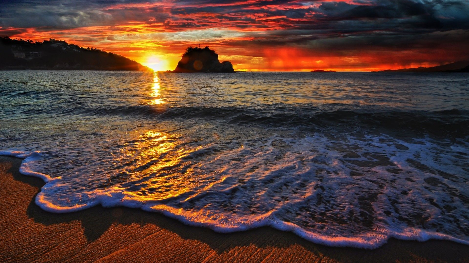 Sunset At Beach Hd 2021 Wallpapers