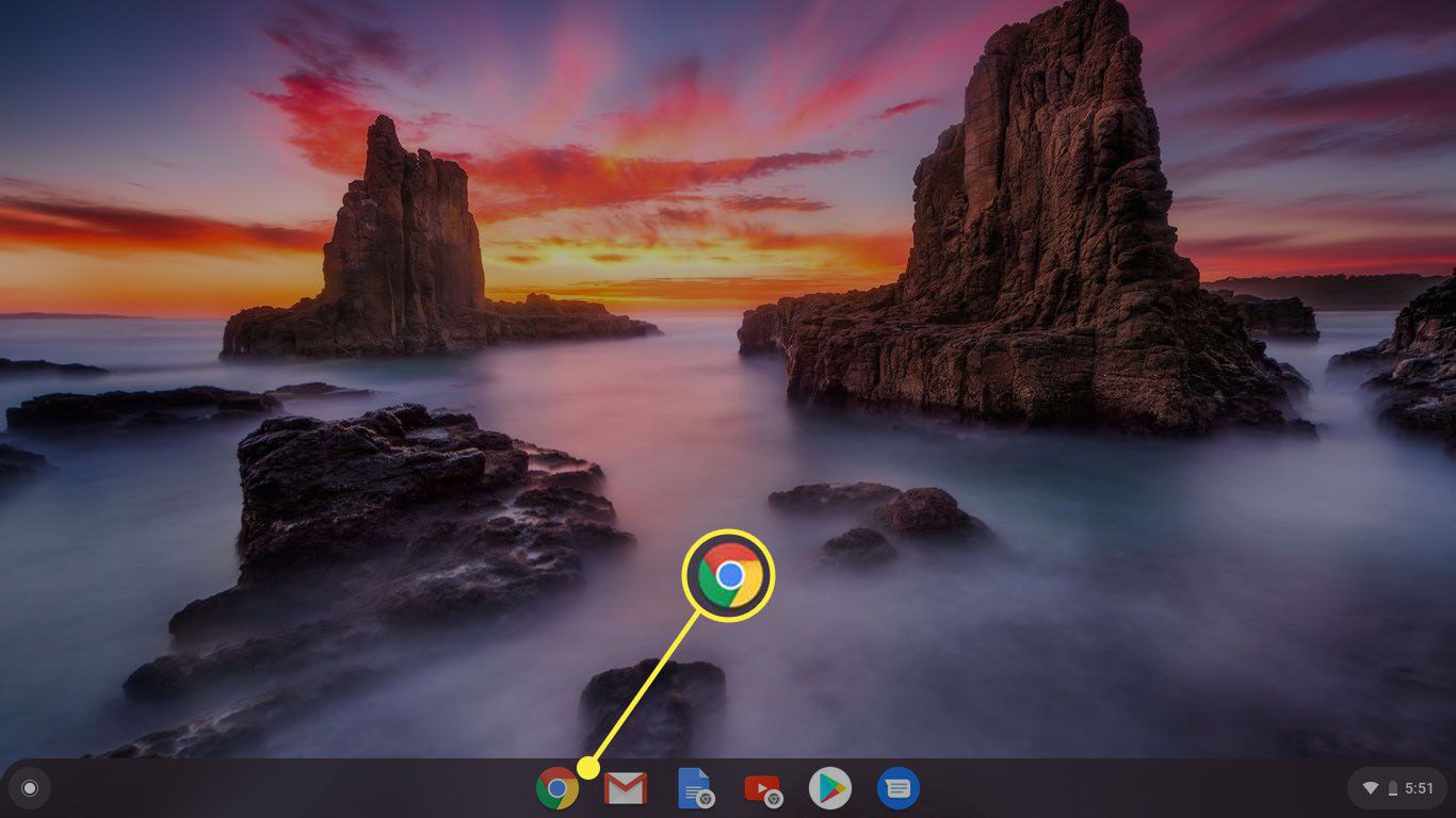 Sunset Chrome Os Stock Wallpapers