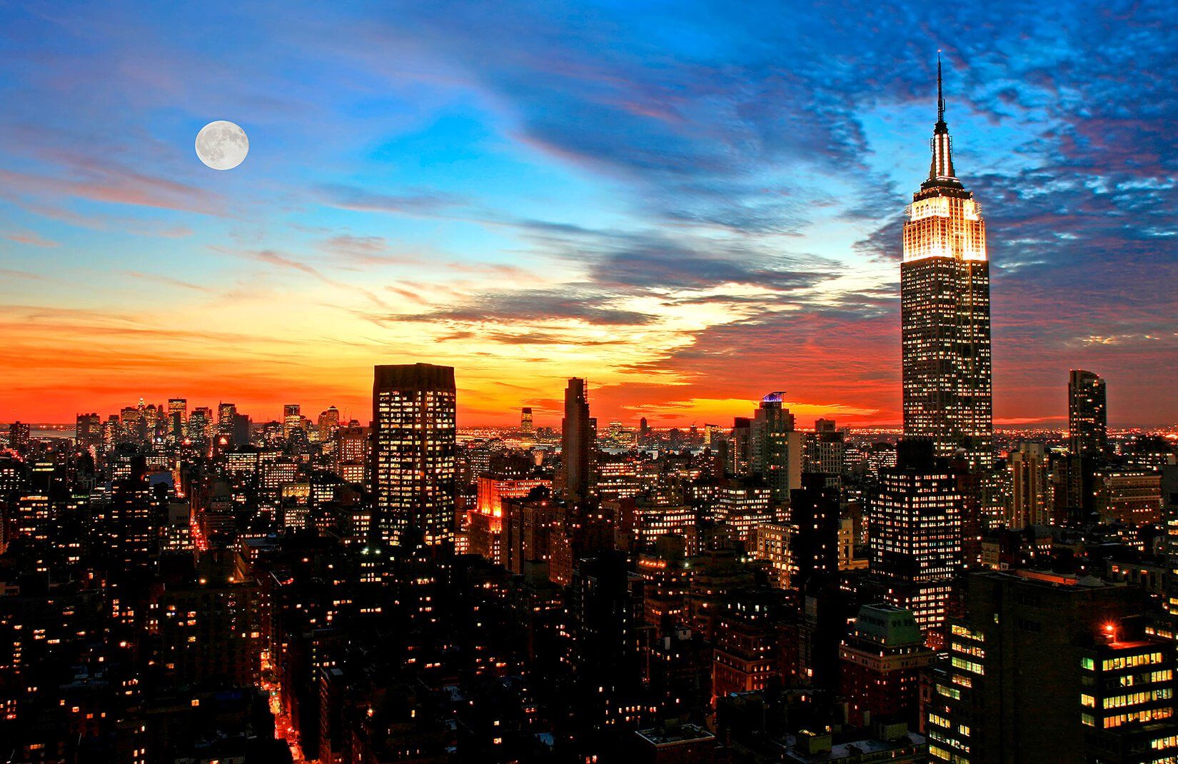 Sunset In Manhattan Wallpapers