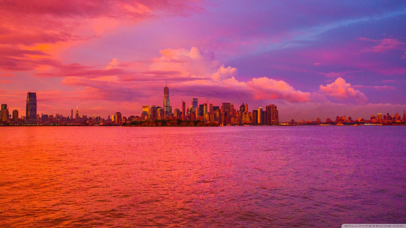 Sunset In Manhattan Wallpapers