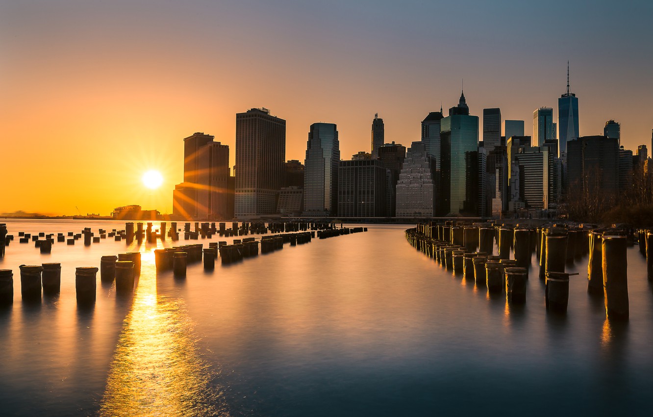 Sunset In Manhattan Wallpapers