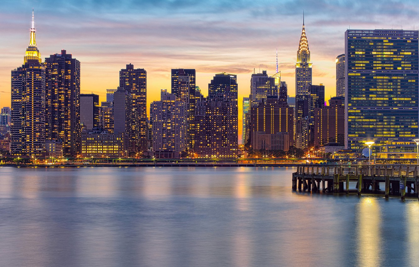 Sunset In Manhattan Wallpapers