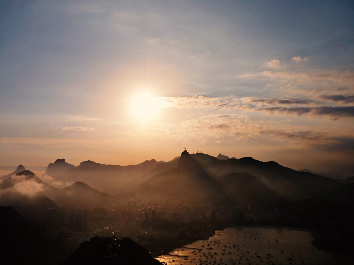 Sunset In Rio De Janeiro 5K Wallpapers