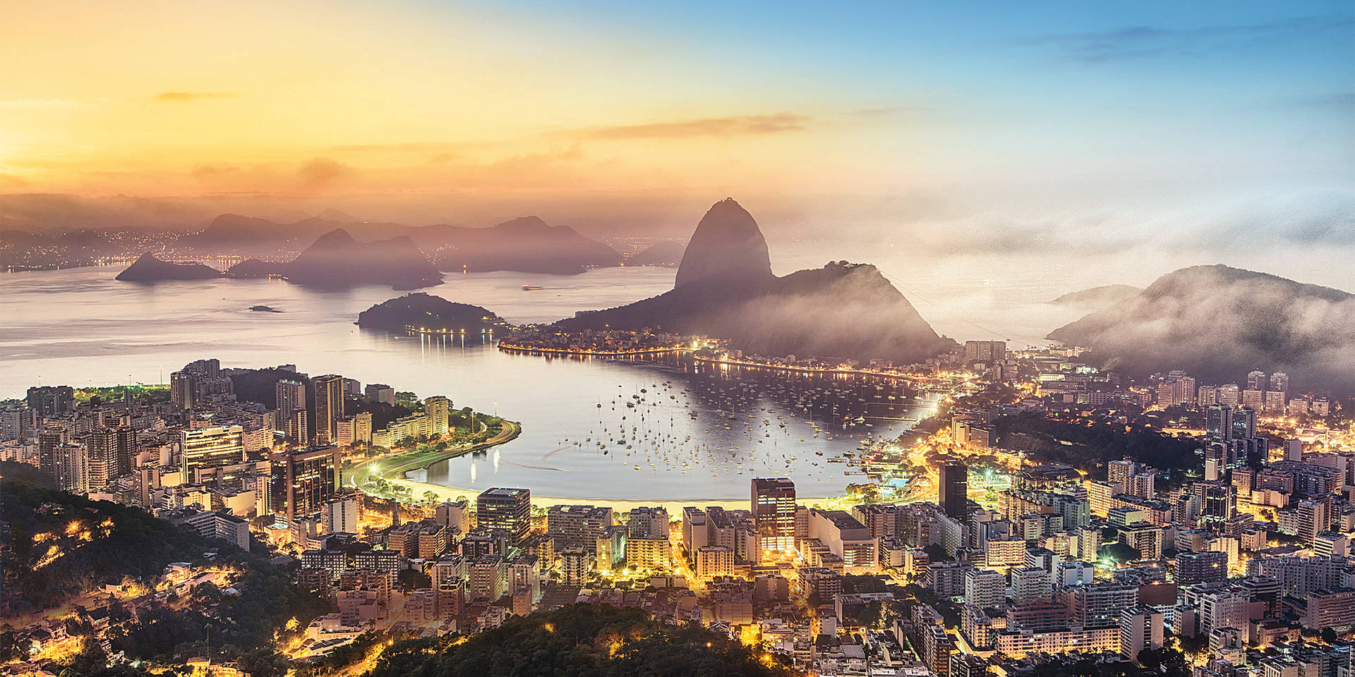 Sunset In Rio De Janeiro 5K Wallpapers