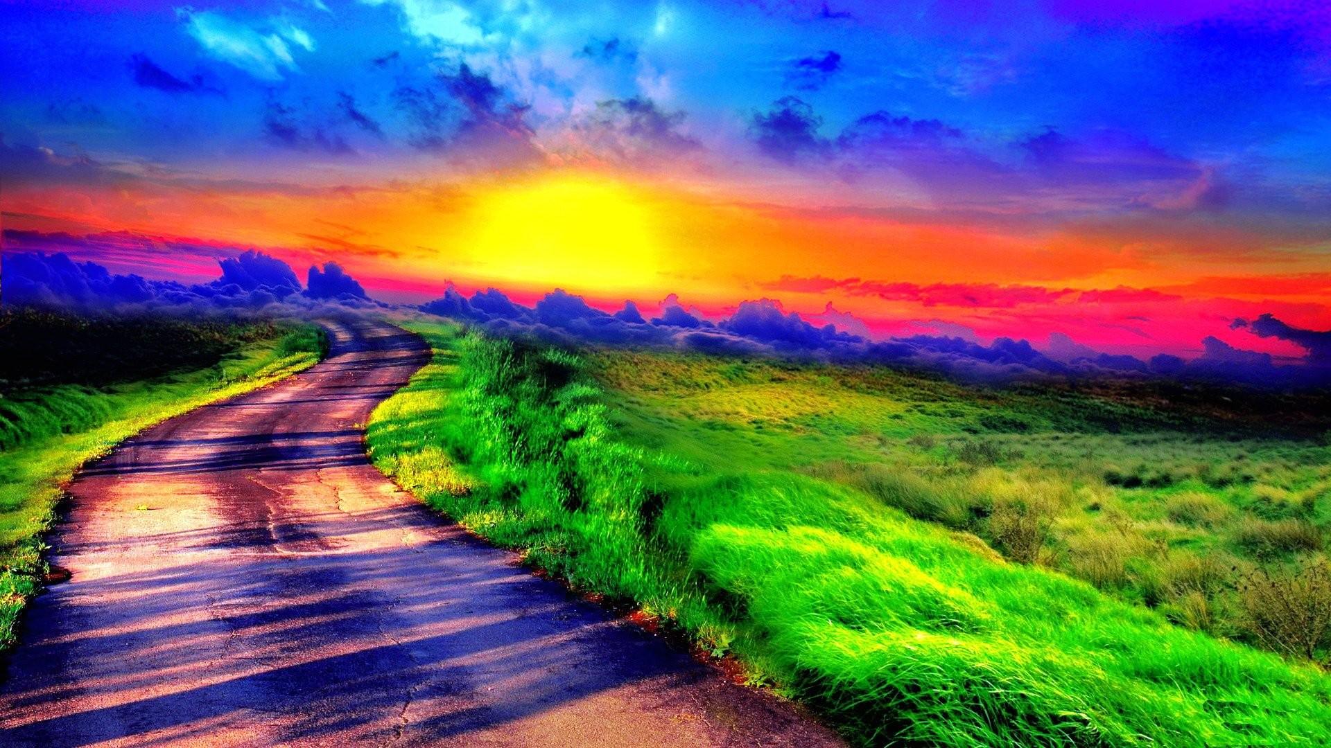 Surreal Landscape Sunset Wallpapers