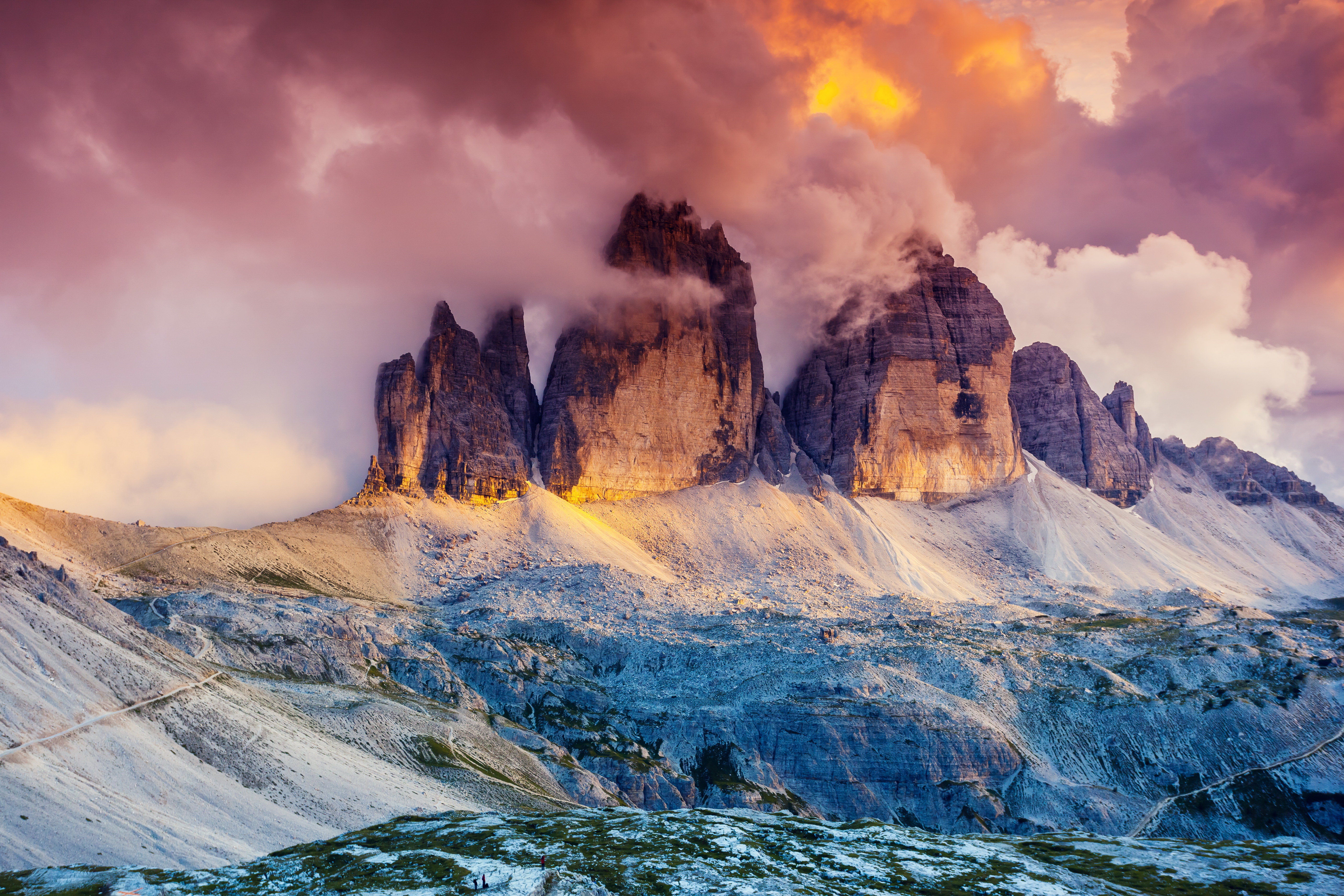 Tre Cime Di Lavaredo 4K Wallpapers