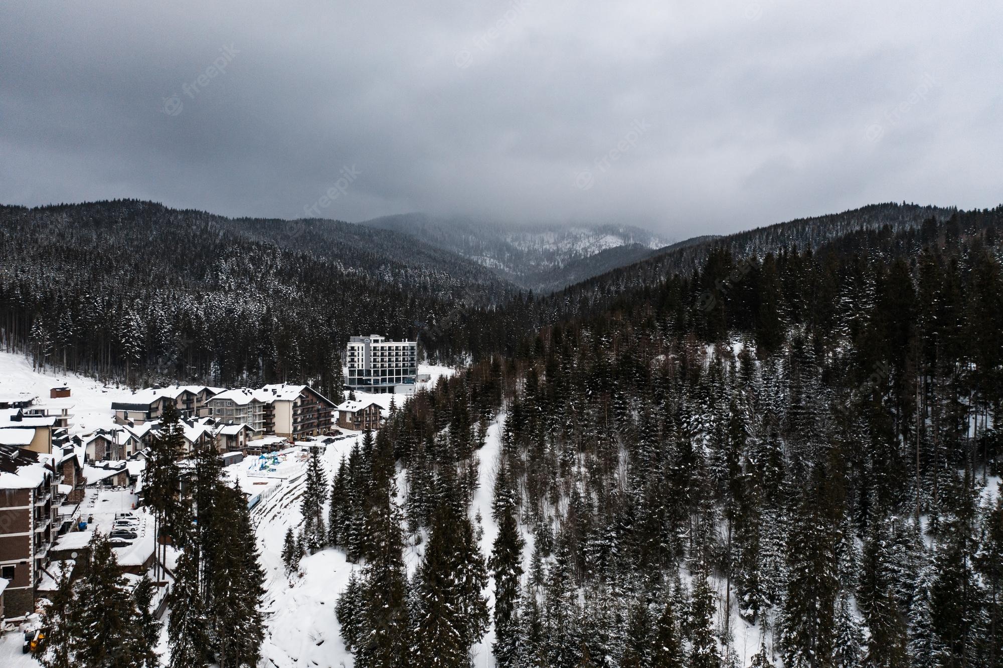 Ukrainian Bukovel In Winter Wallpapers