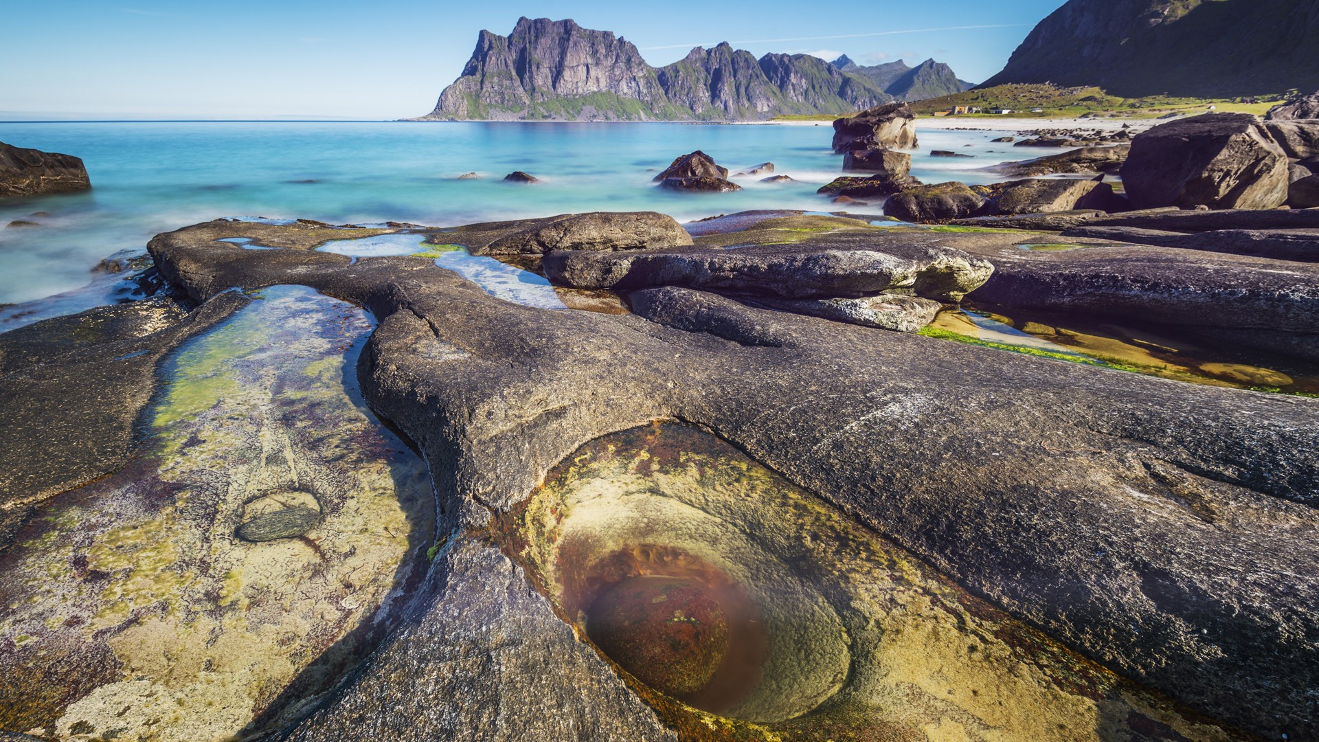 Utakleiv Beach In Norway Wallpapers