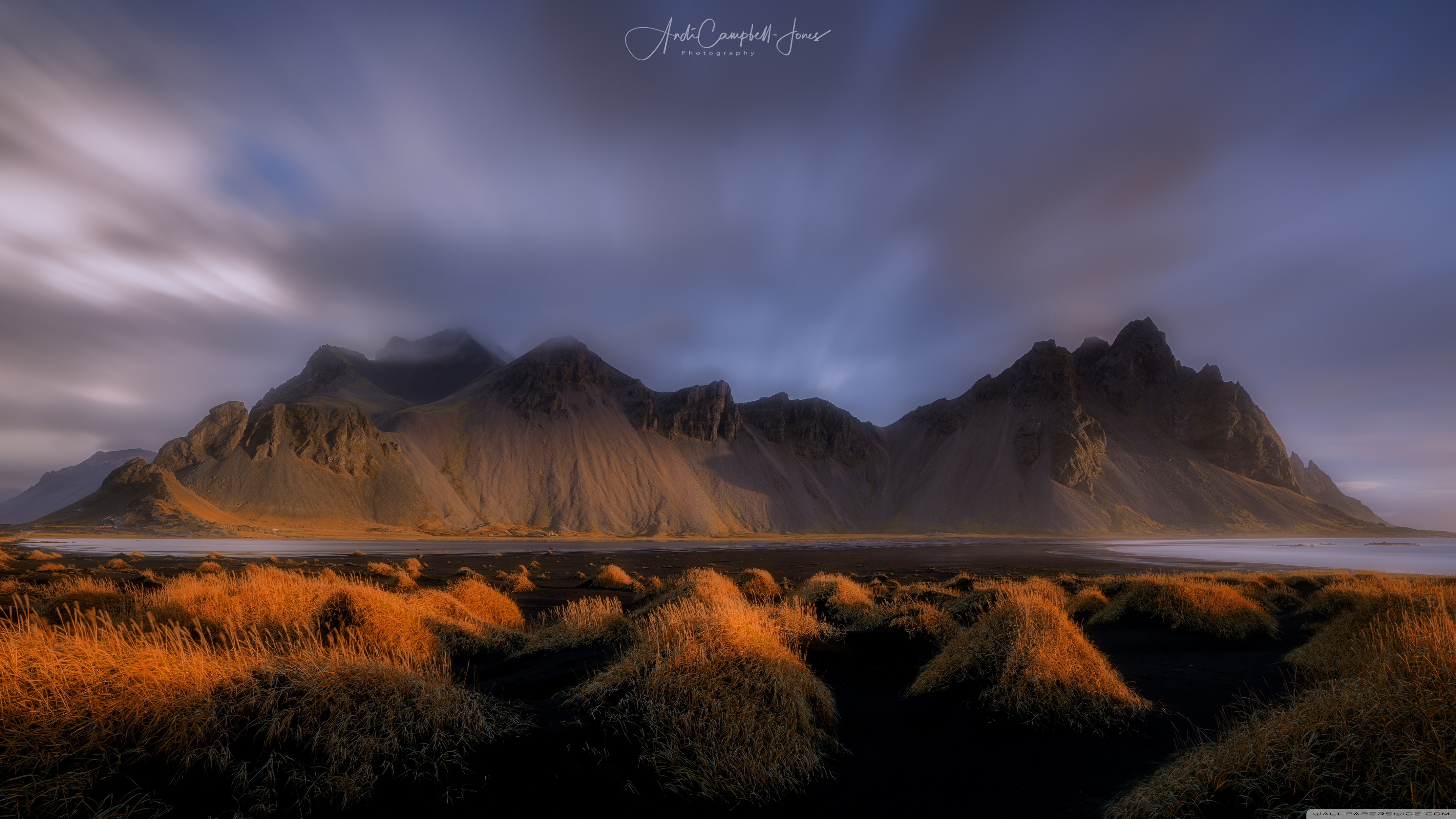 Vestrahorn 4K Ocean Wallpapers