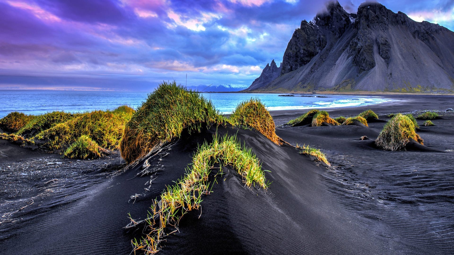 Vestrahorn 4K Ocean Wallpapers