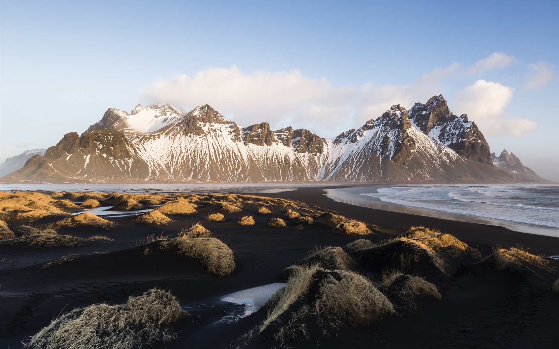 Vestrahorn 4K Ocean Wallpapers