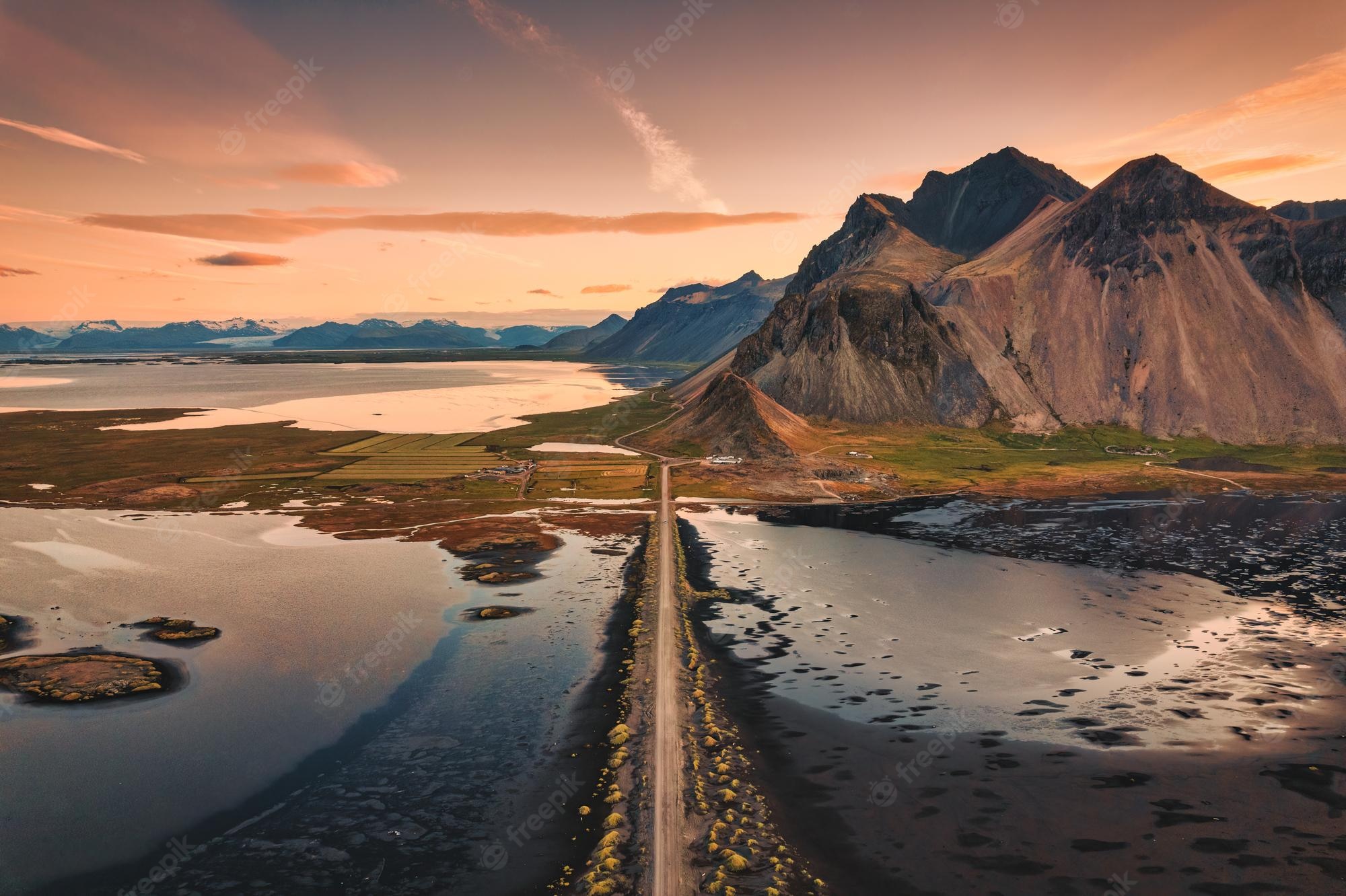 Vestrahorn 4K Ocean Wallpapers