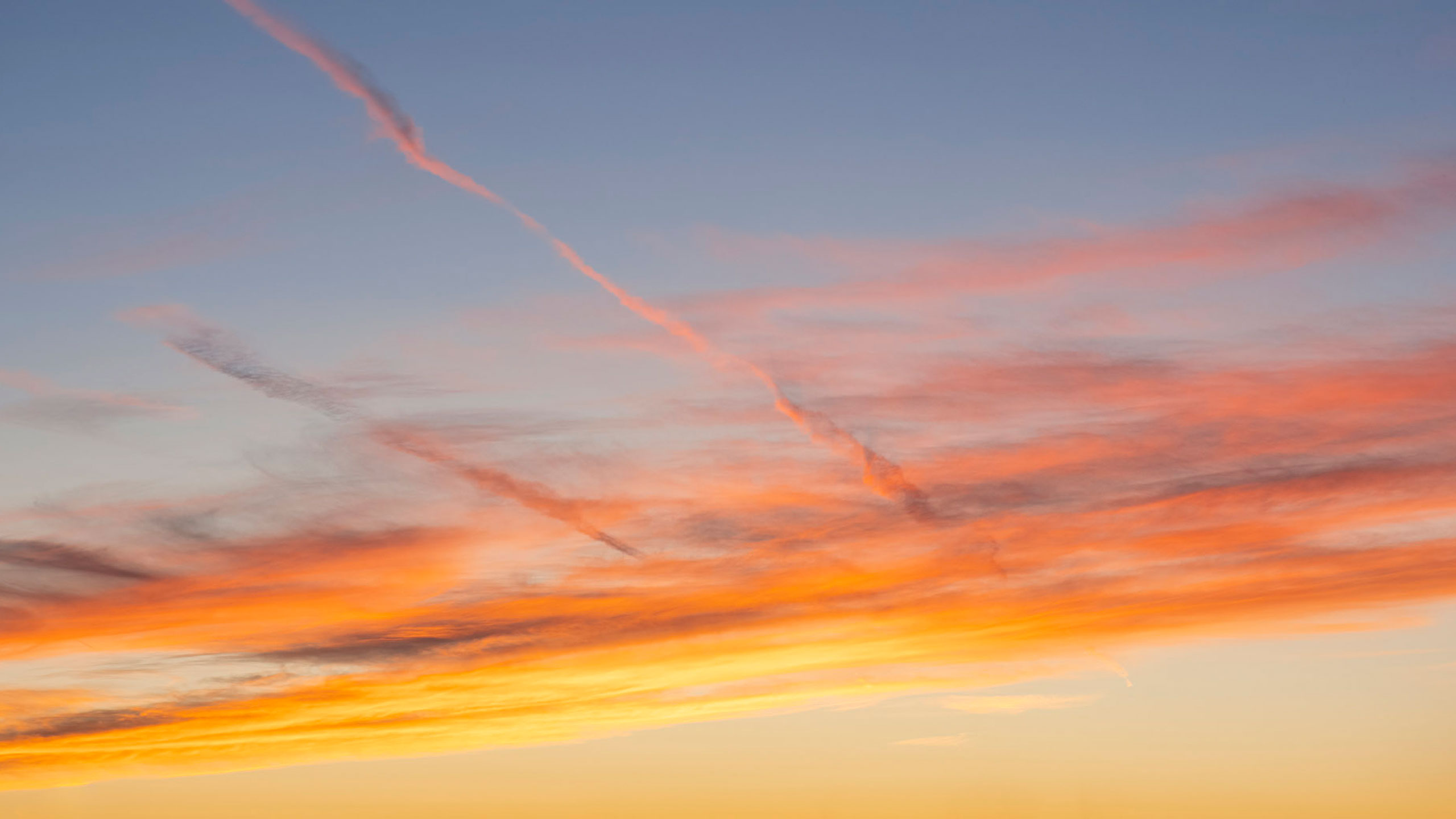 Warm Cloudy Evening Sunrise Wallpapers