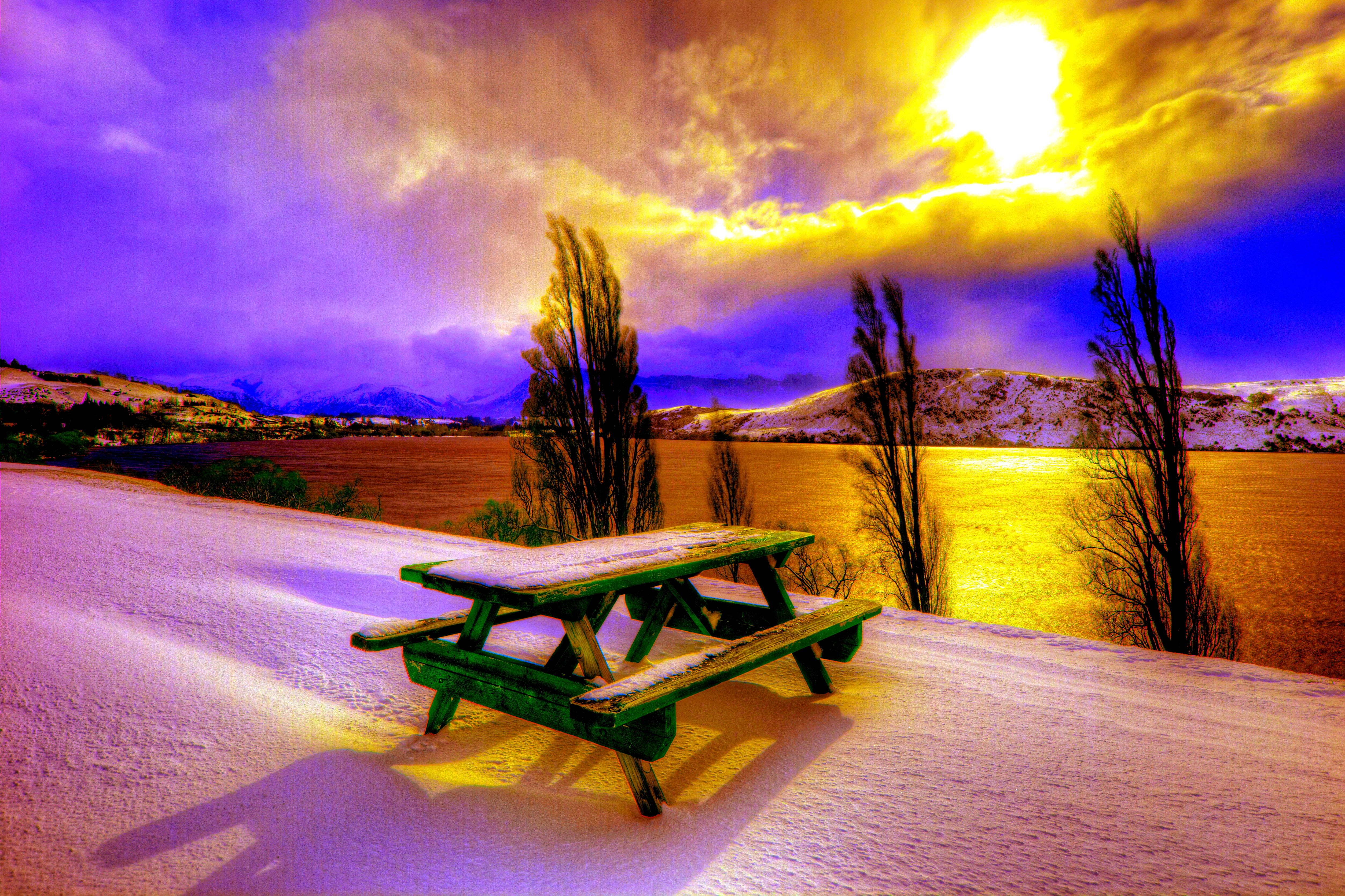 Winter Sunset Photography Wallpapers