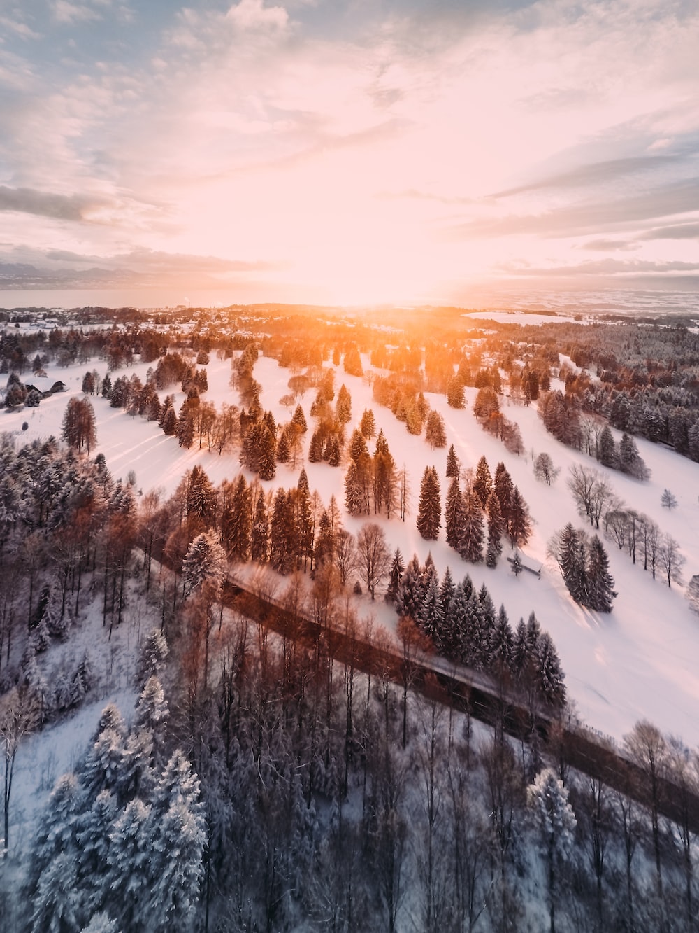 Winter Sunset Photography Wallpapers