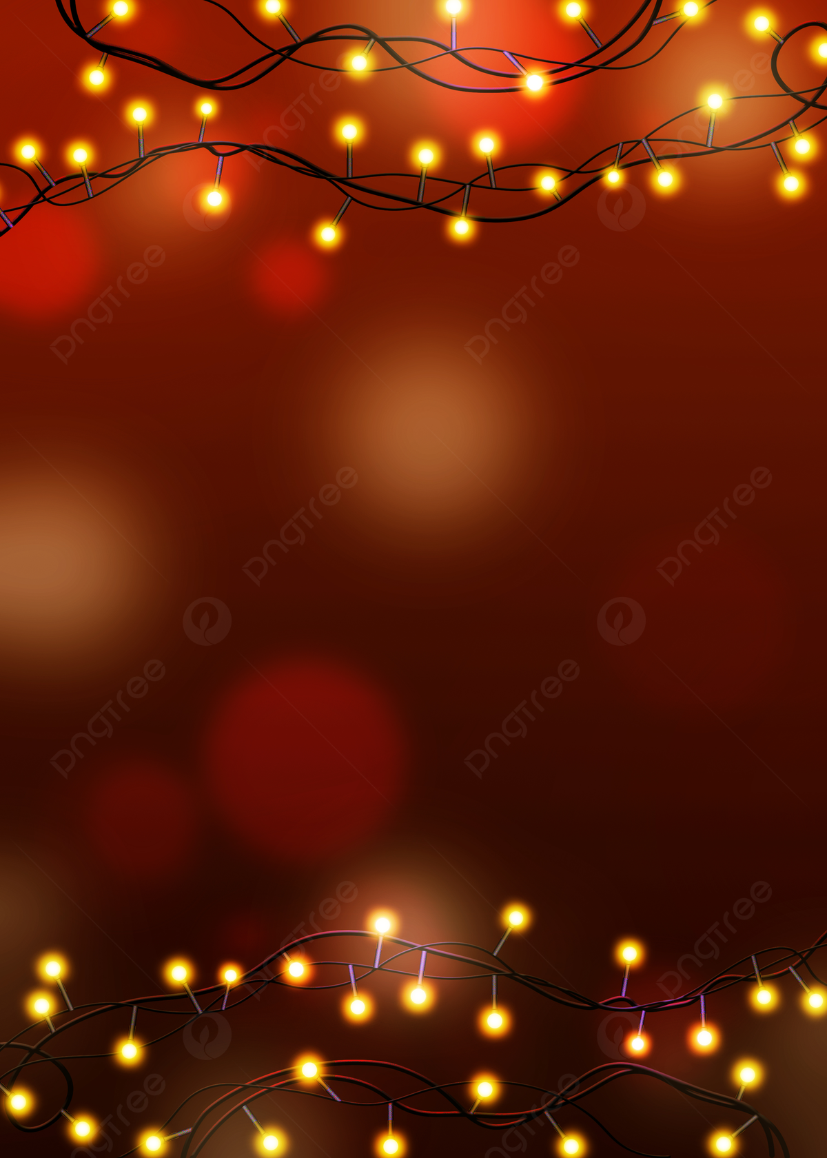 Winter Lights Background