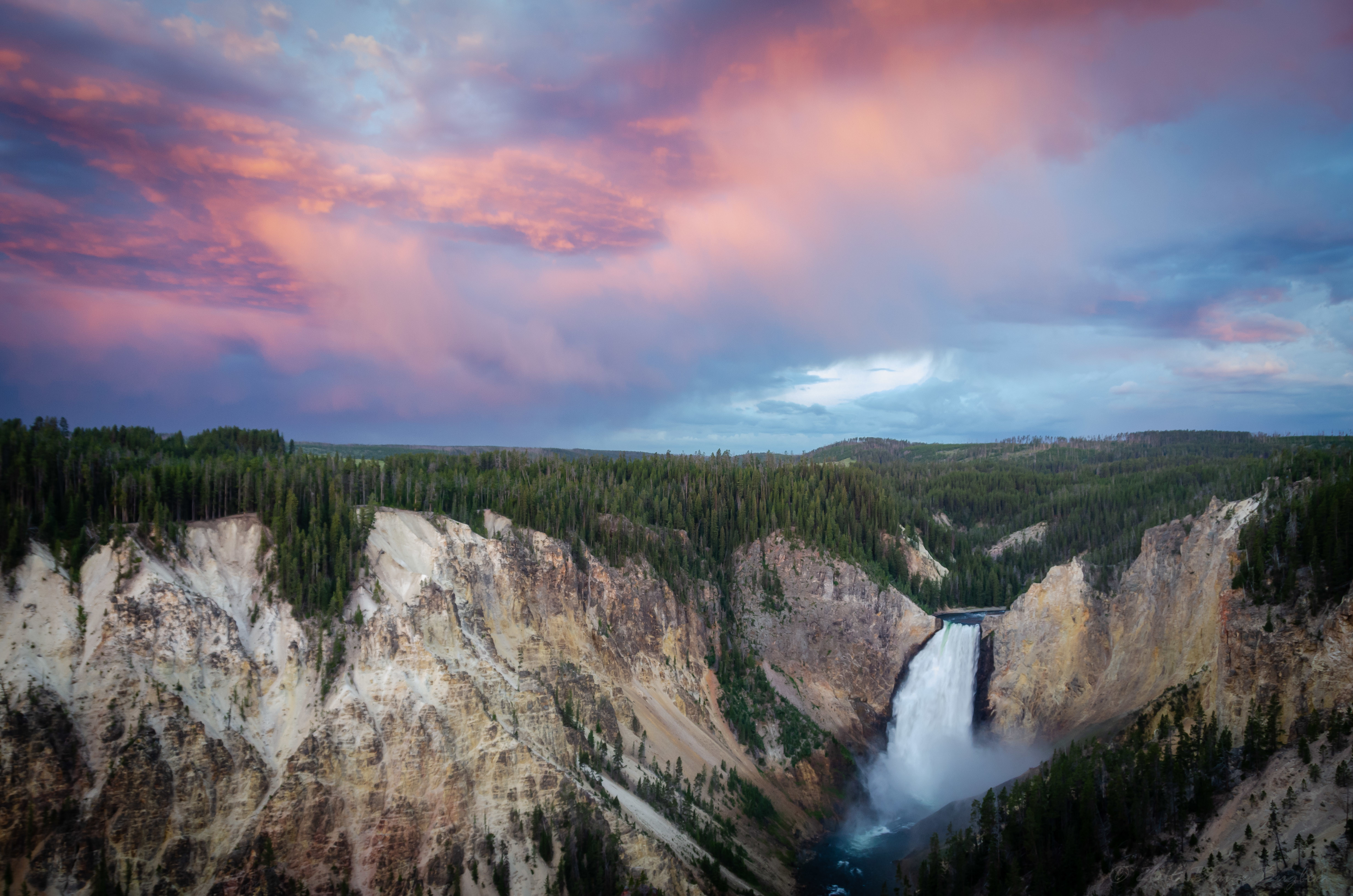 Yellowstone Falls Wallpapers