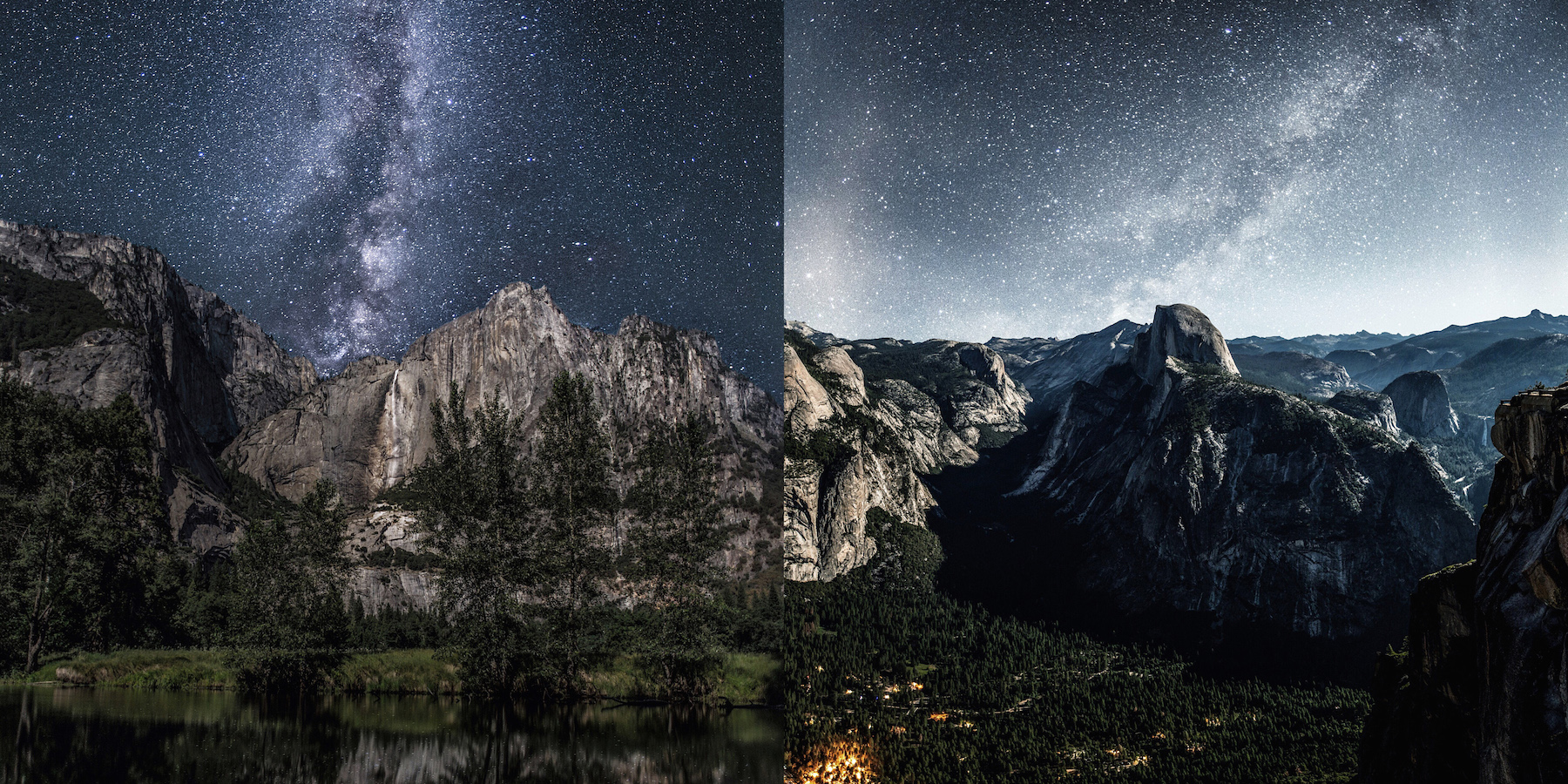 Yosemite National Park Milky Way Wallpapers