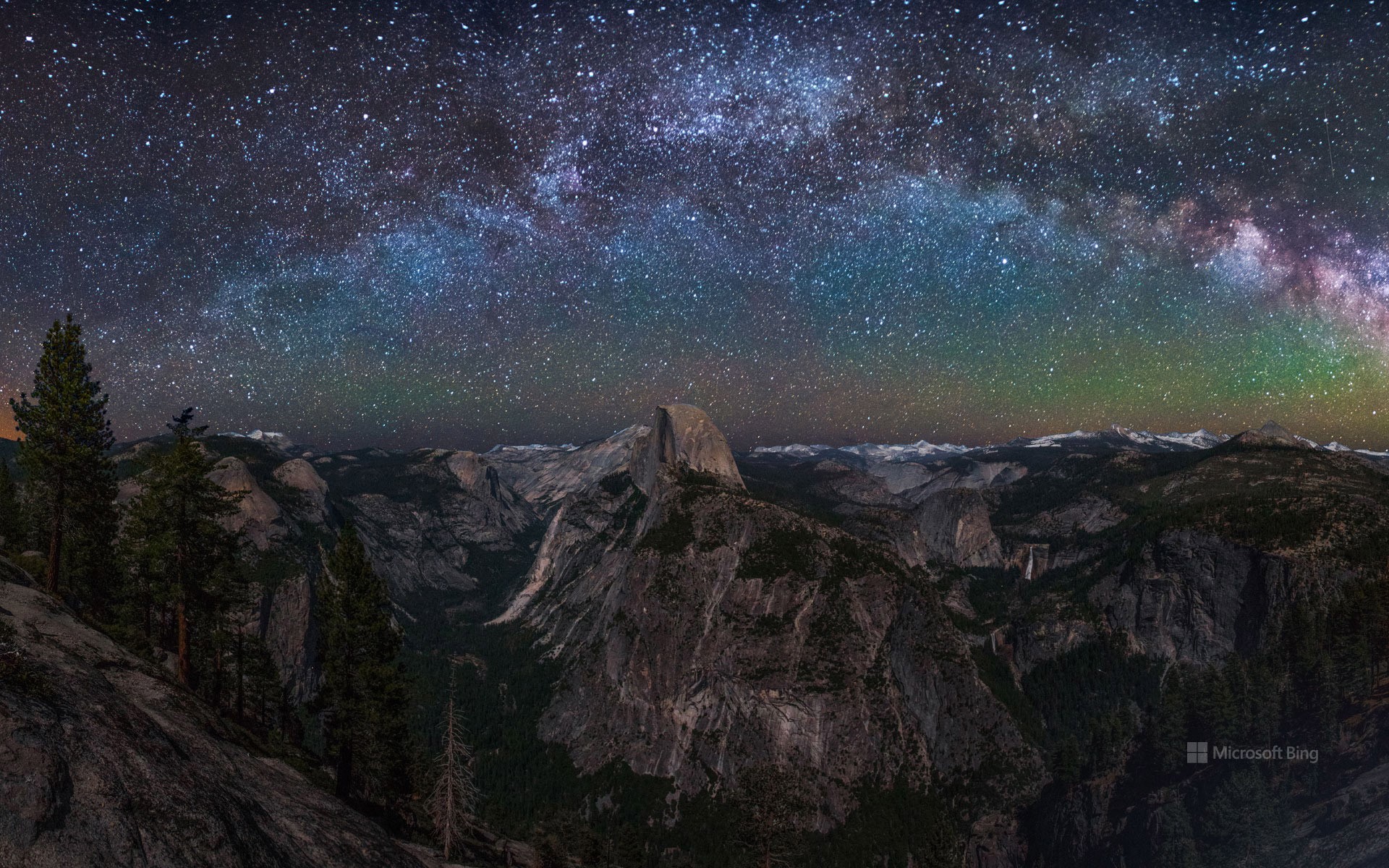 Yosemite National Park Milky Way Wallpapers