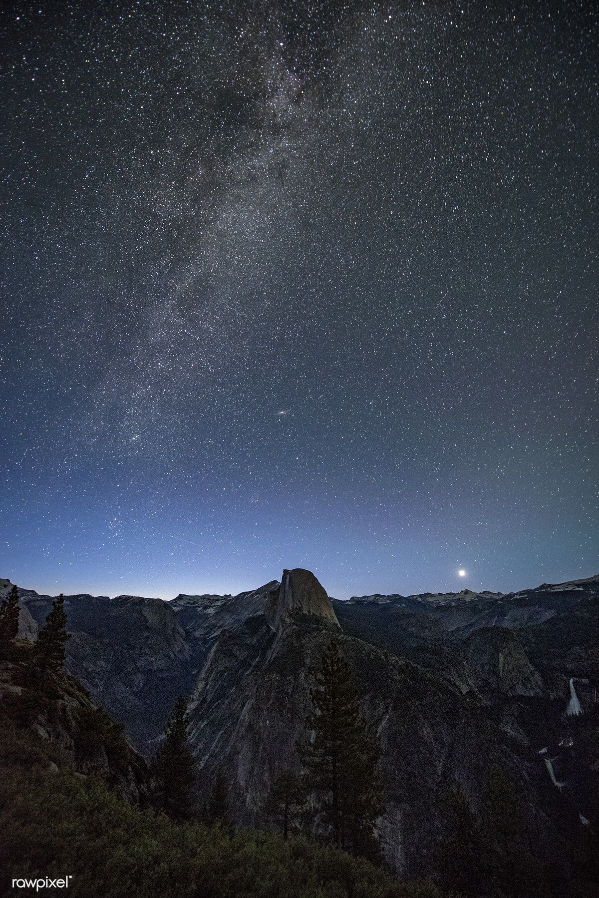 Yosemite National Park Milky Way Wallpapers