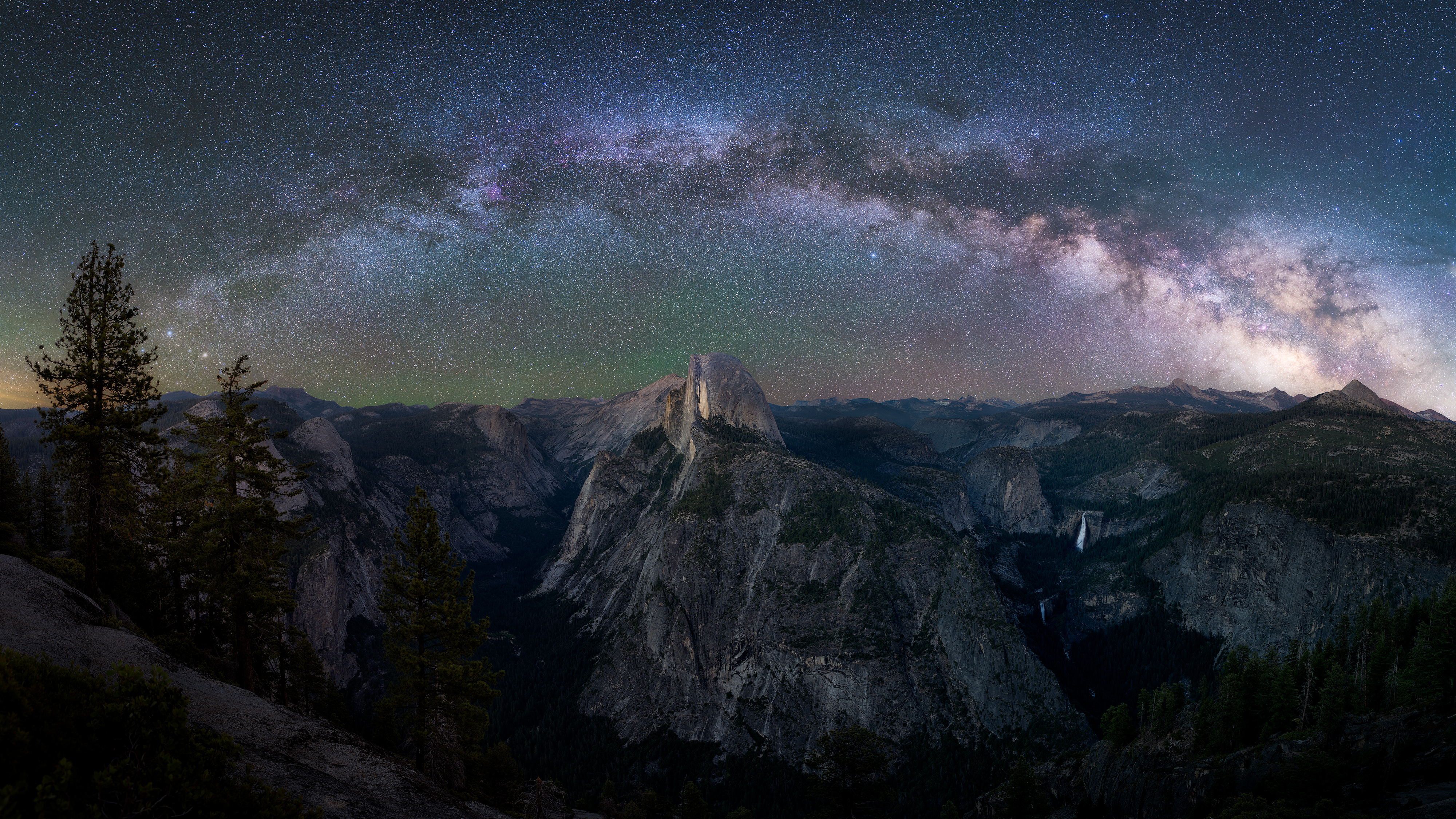 Yosemite National Park Milky Way Wallpapers