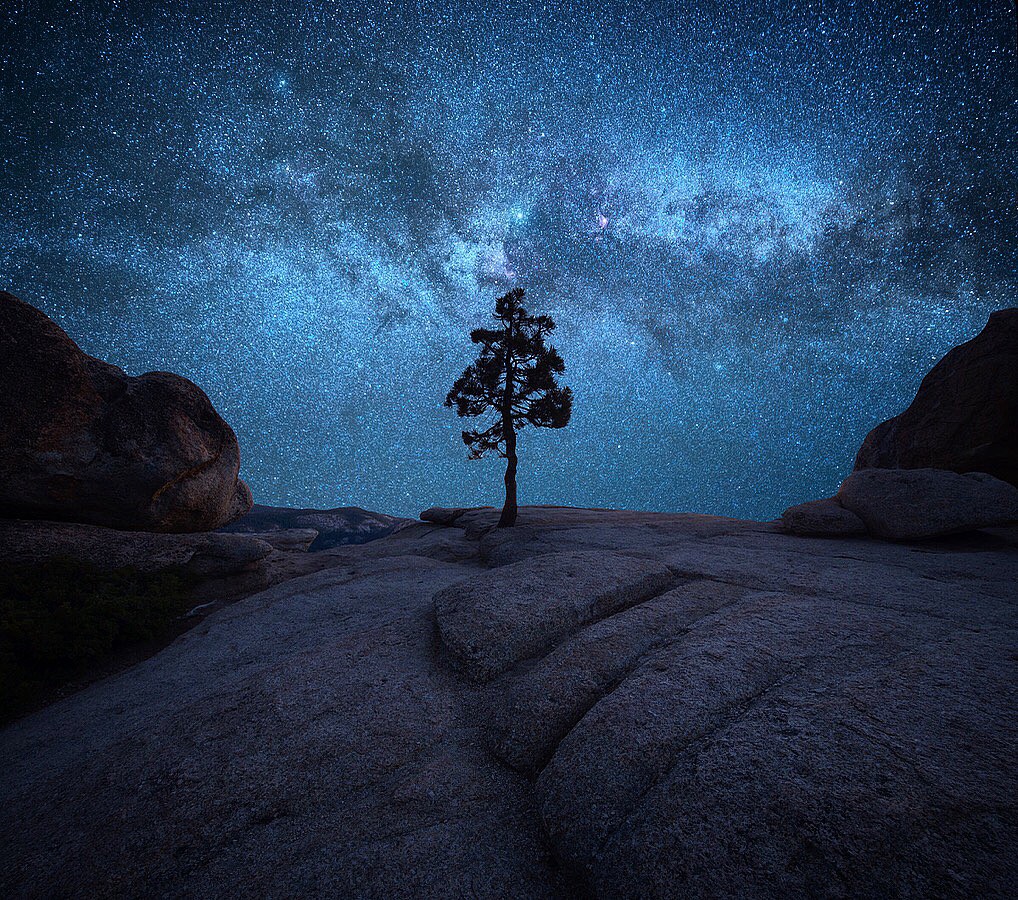 Yosemite National Park Milky Way Wallpapers