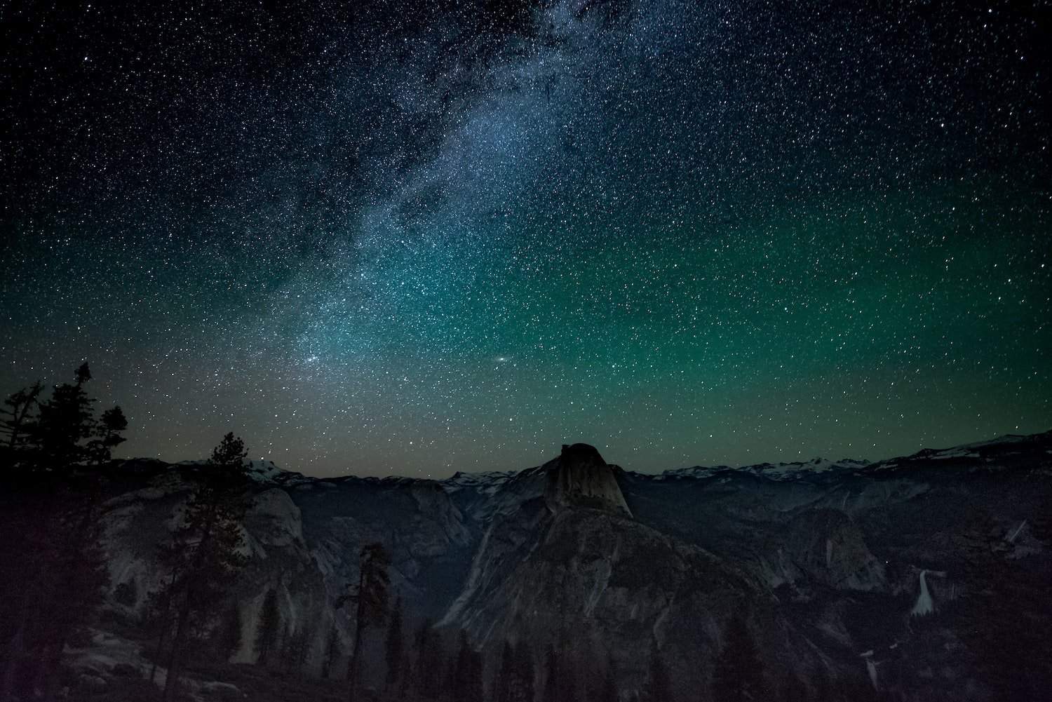 Yosemite National Park Milky Way Wallpapers